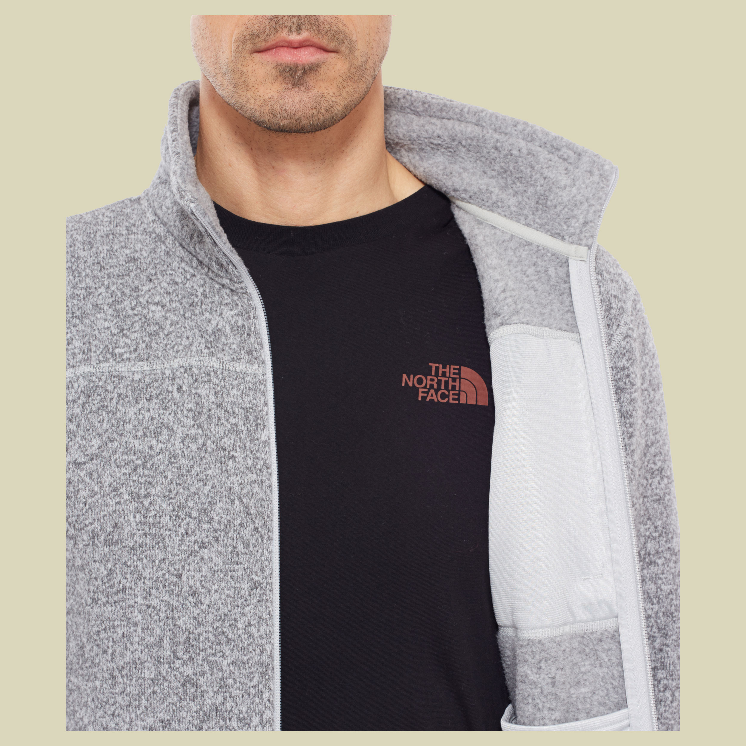 Gordon Lyons Full Zip Men Größe S Farbe high rise grey heather