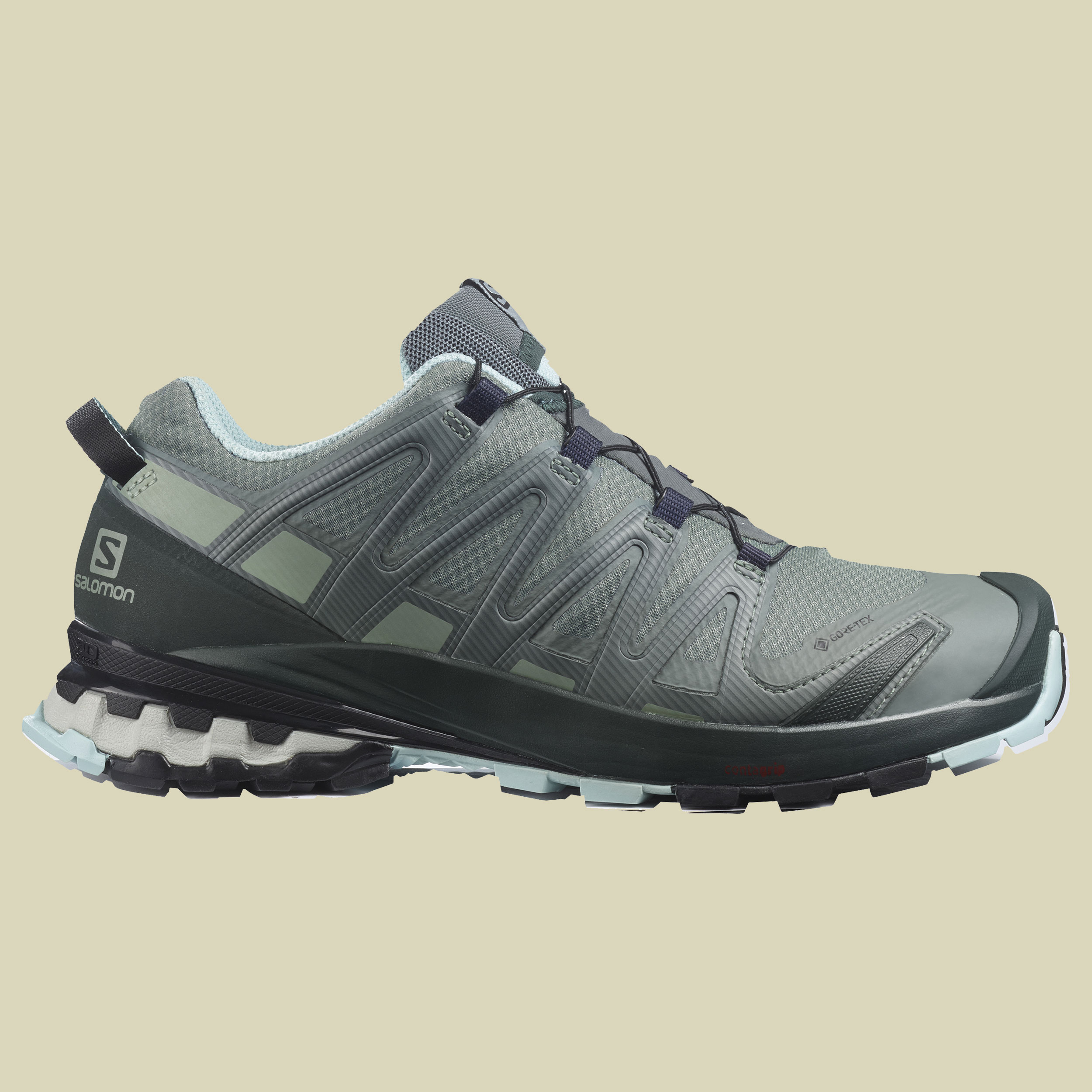 XA PRO 3D V8 GTX Women Größe UK 4 Farbe gr/green gable