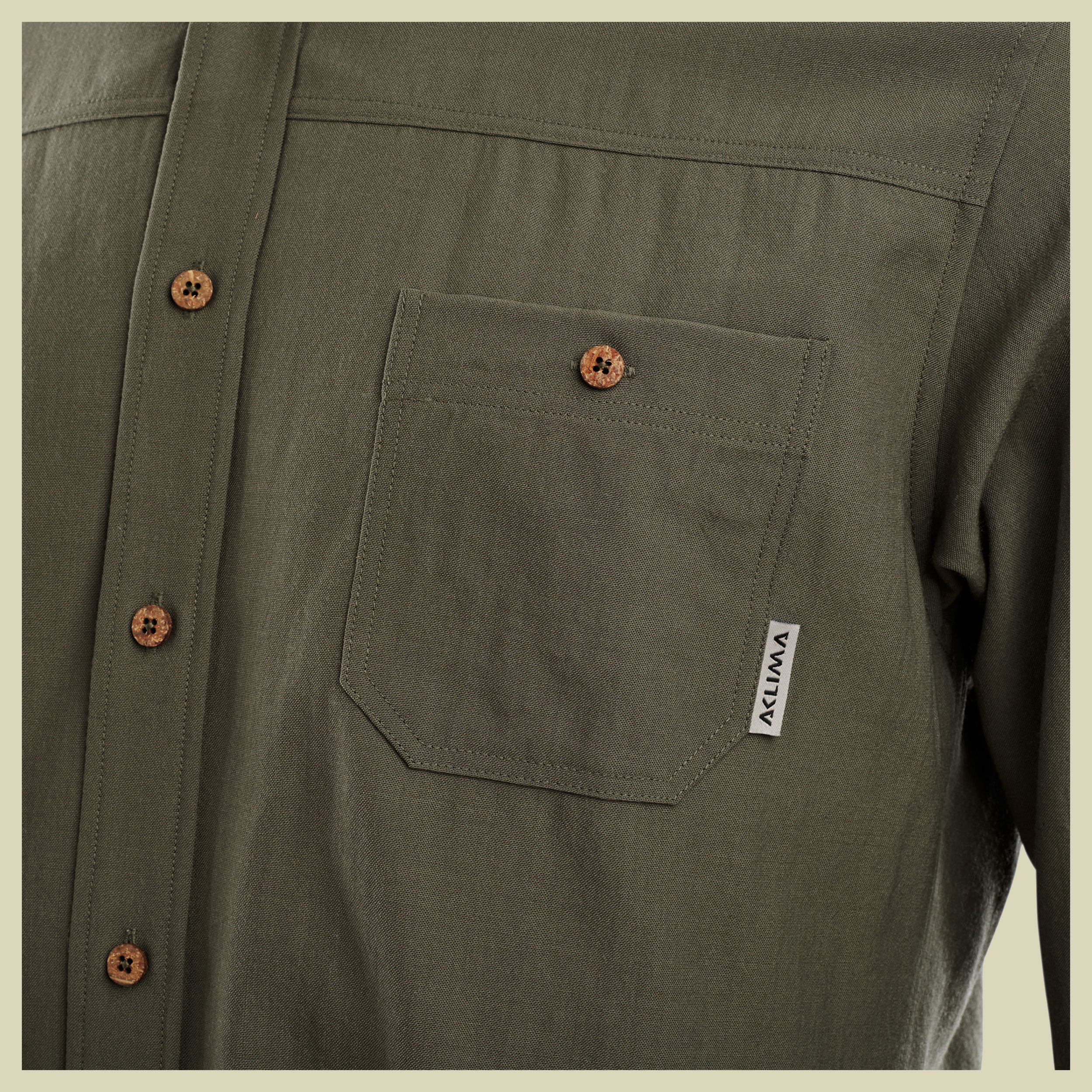 LeisureWool Woven Wool Shirt Men XL grün - ranger green