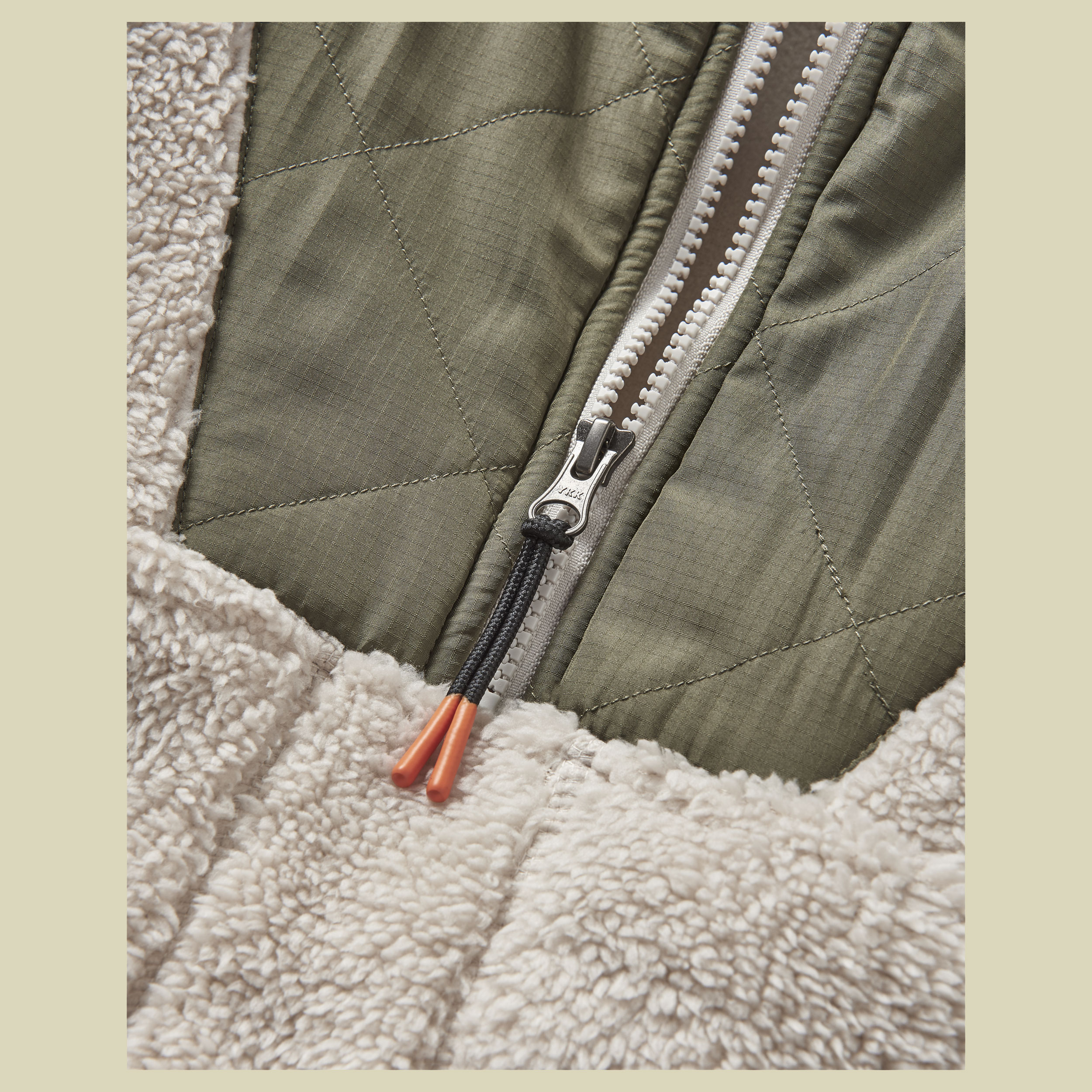 Beaumont recycled Sherpa Hooded Fleece 2.0 Women S weiß II - vintage