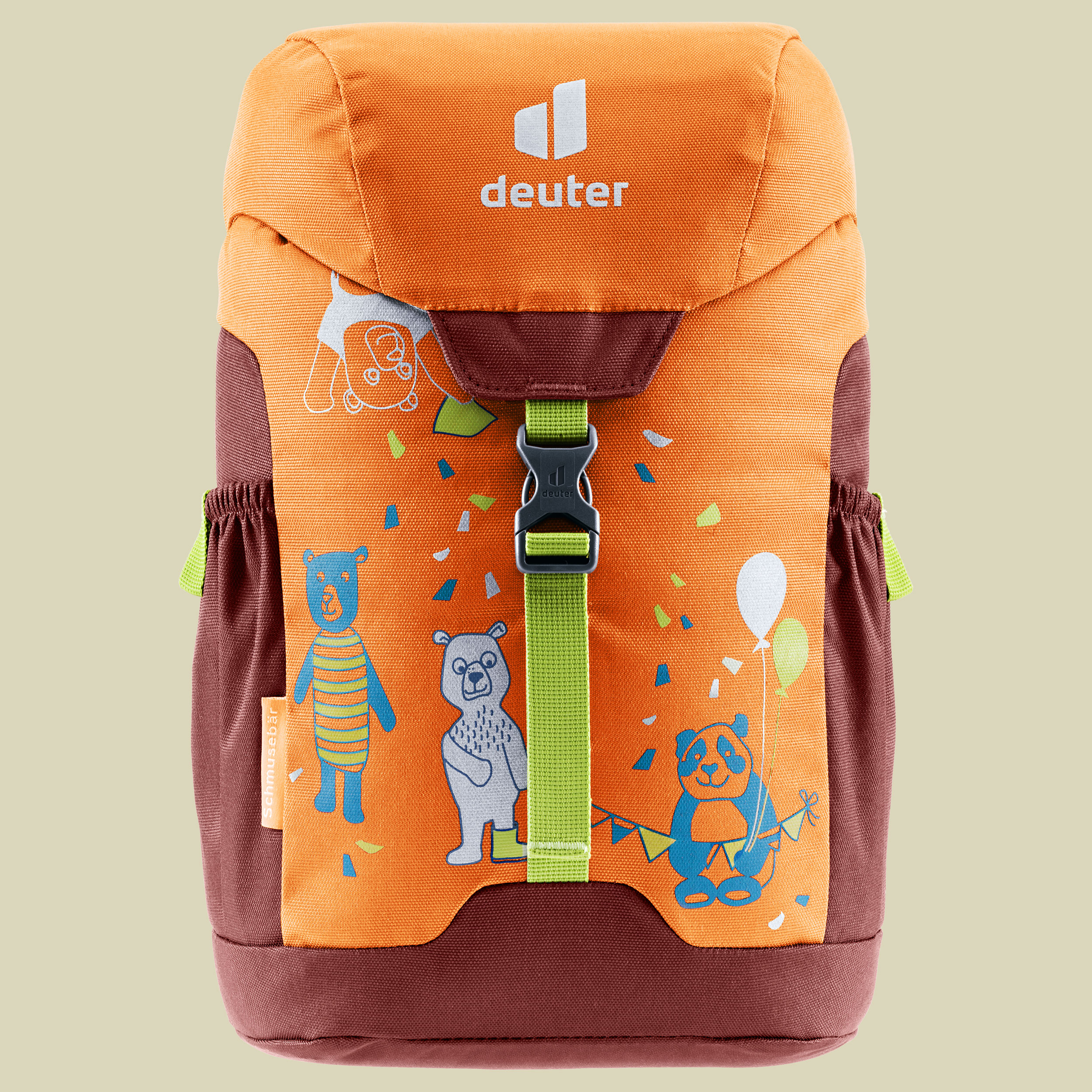 Schmusebär Kids mehrfarbig 8 L - Farbe mandarine-redwood