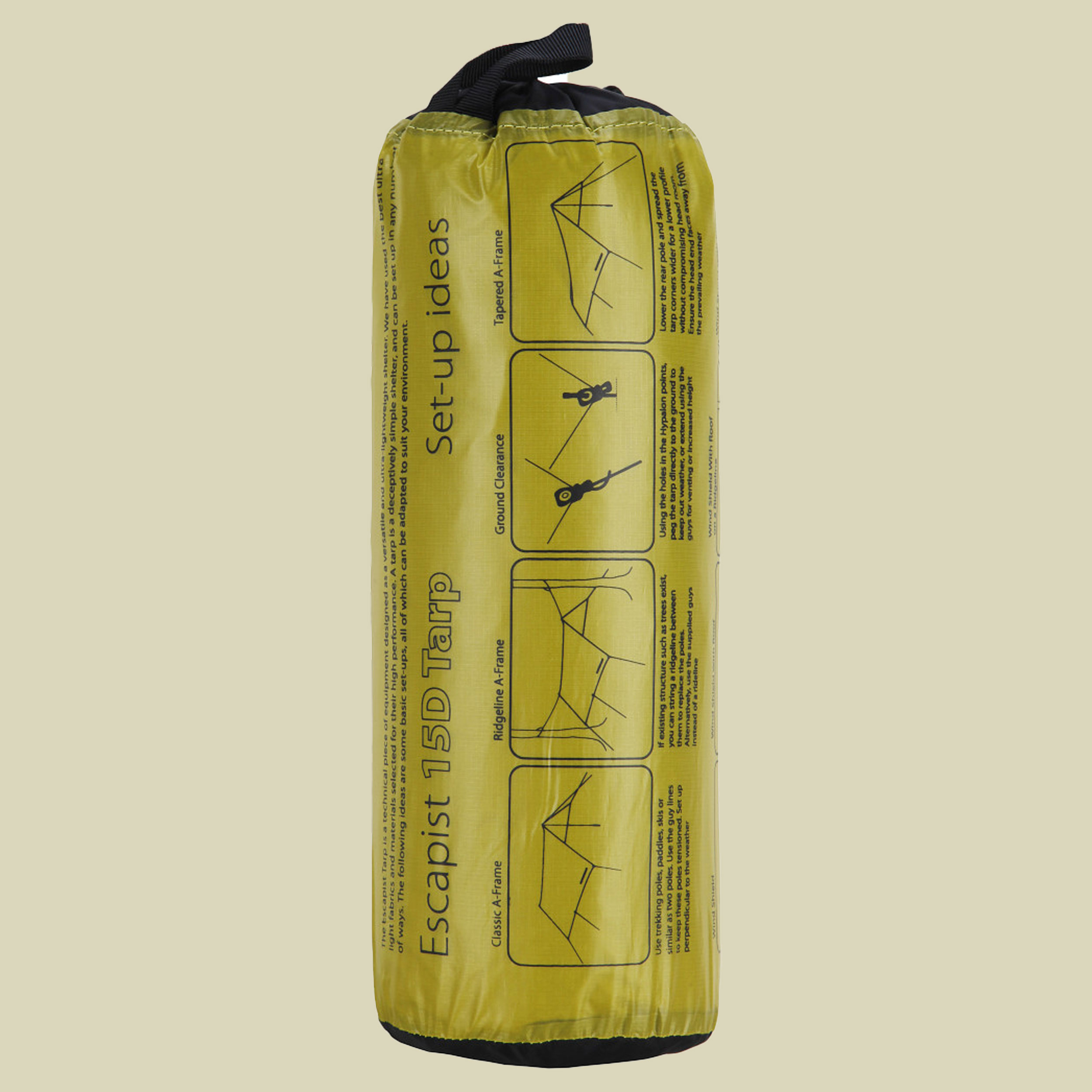 Escapist 15D Tarp Farbe Lime Größe medium