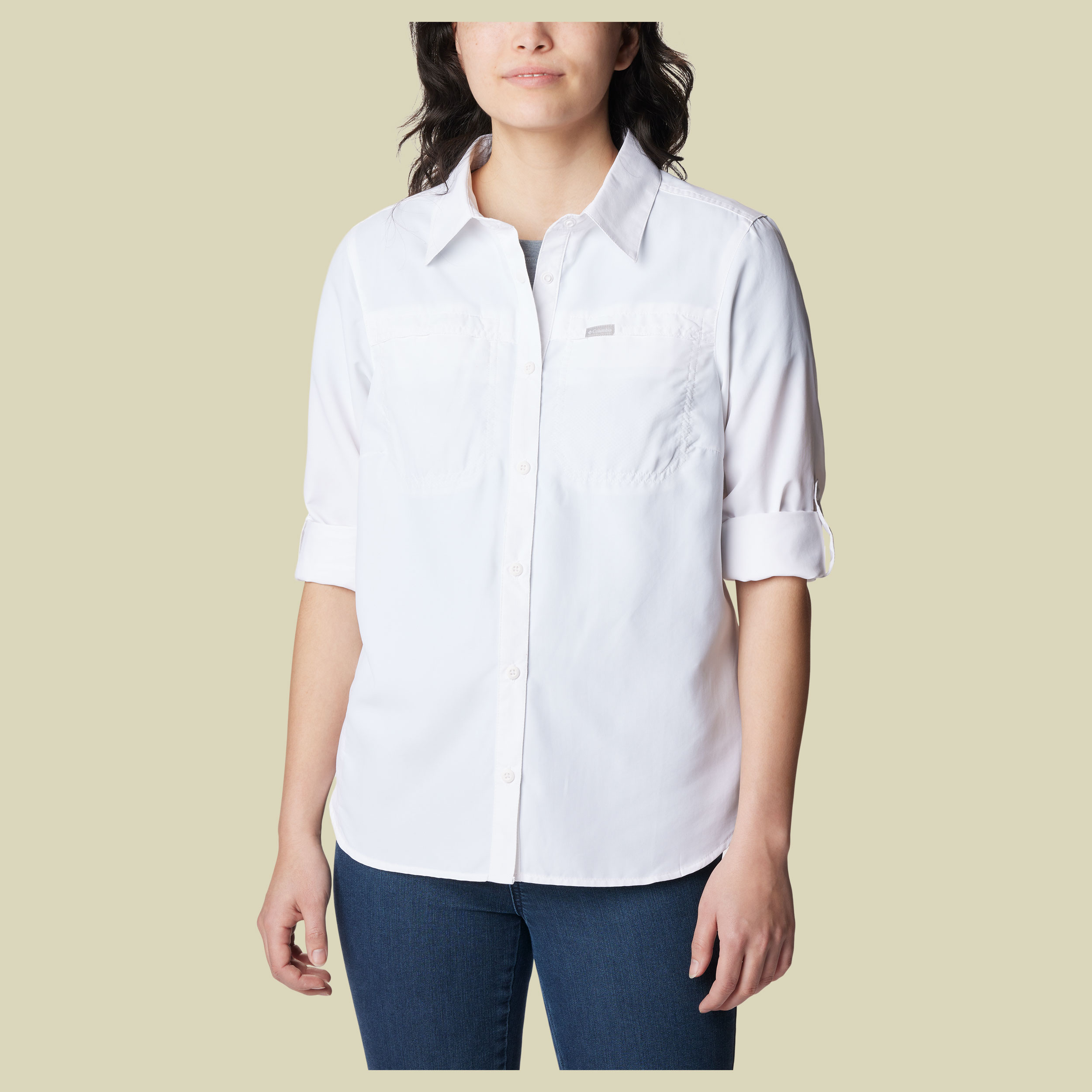 Silver Ridge 3.0 EUR Long Sleeve Shirt Women Größe S Farbe white