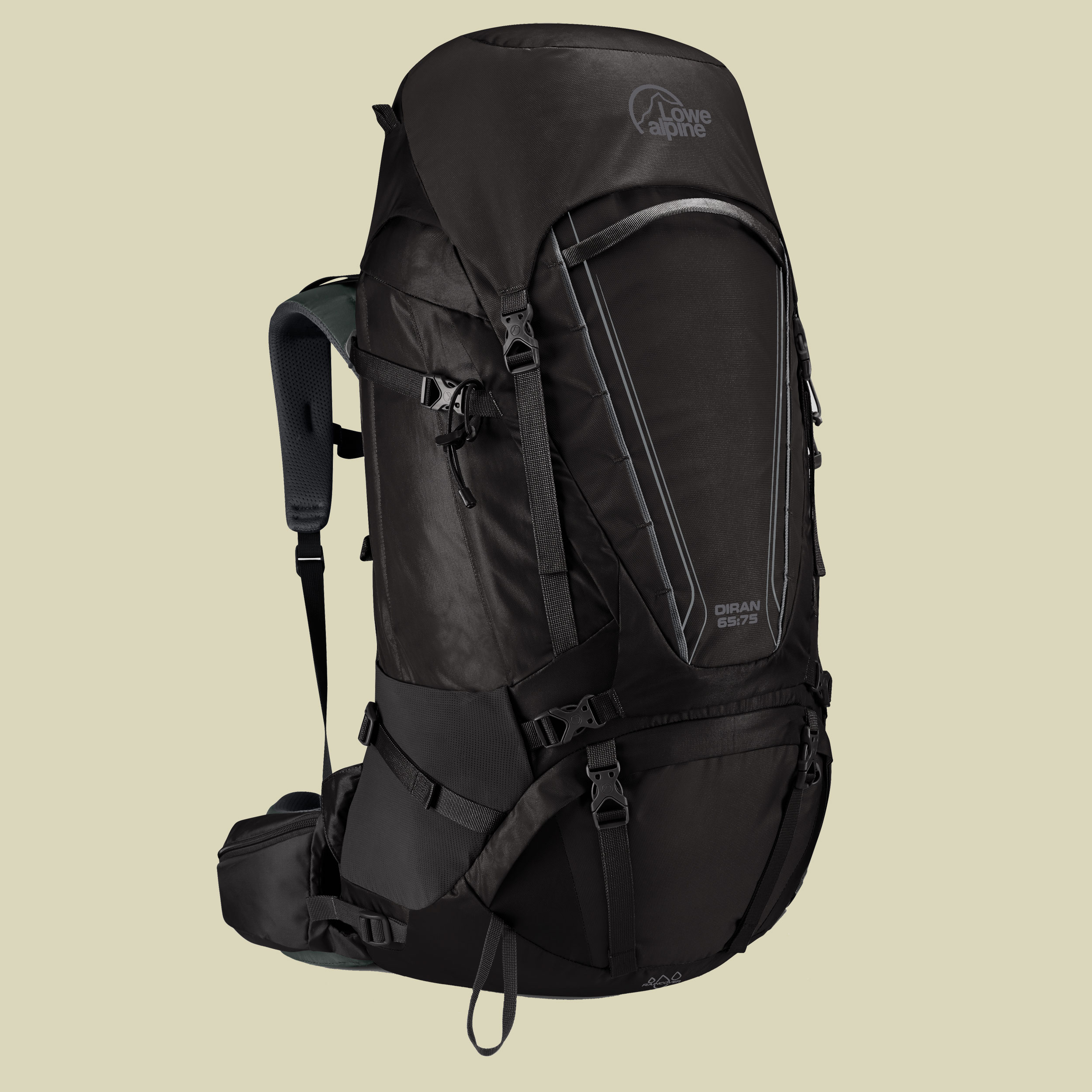 Diran 65:75 Volumen 65 L + 10 L (Rückenlänge M/L) Farbe anthracite/grey