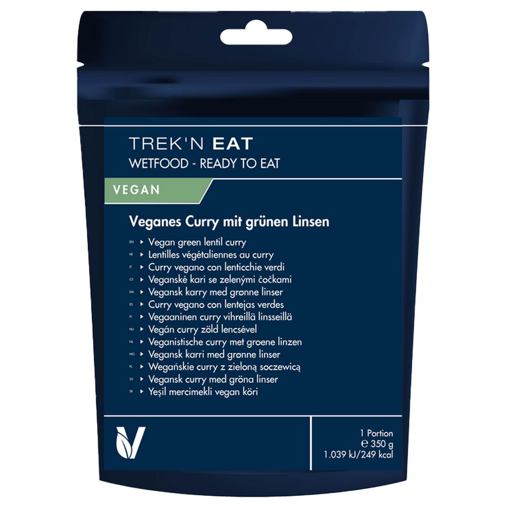 Veganes Curry mit grünen Linsen Ready To Eat 350g