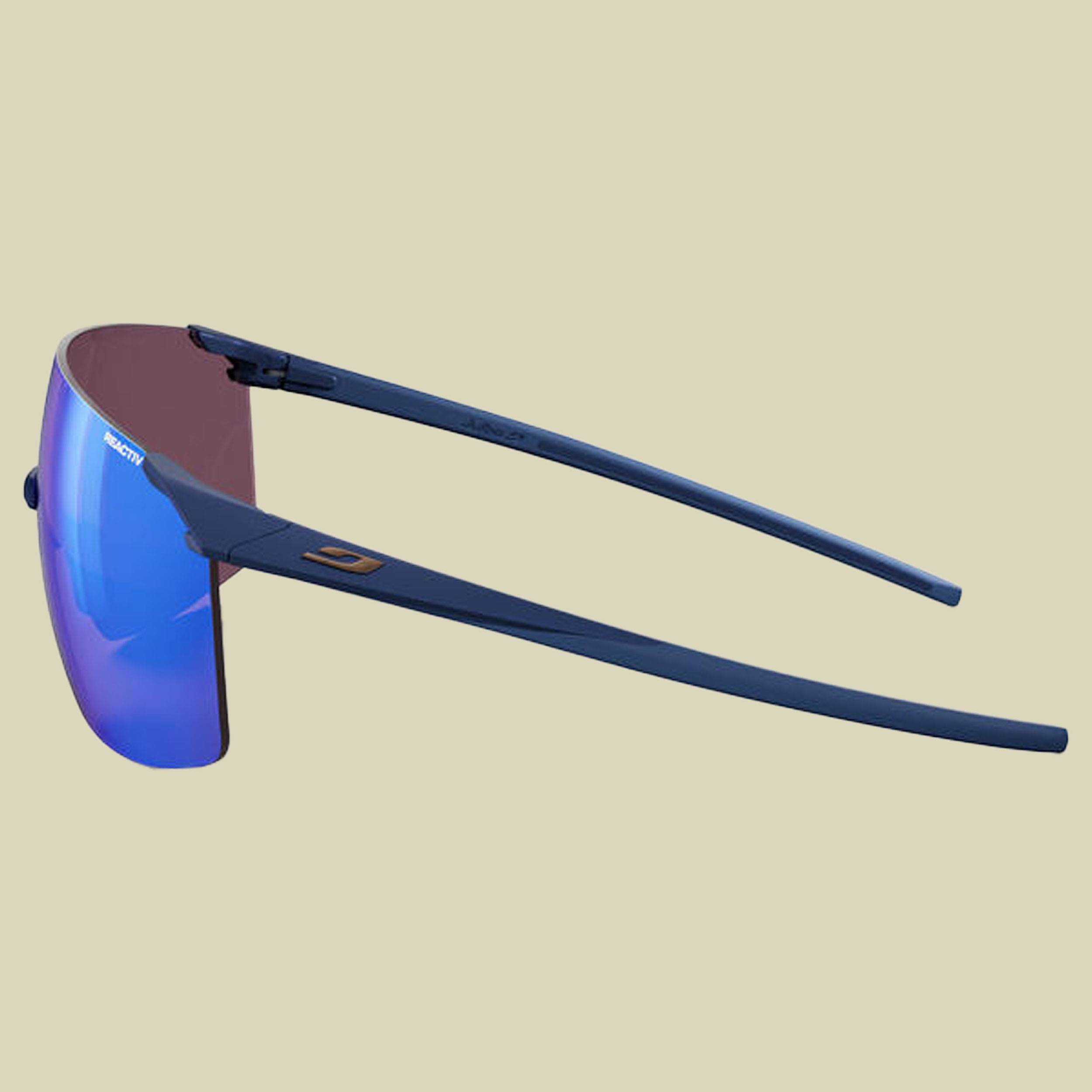 FASTER L Reactiv 1-3 High Contrast dunkelblau / messing Multilayer Blau