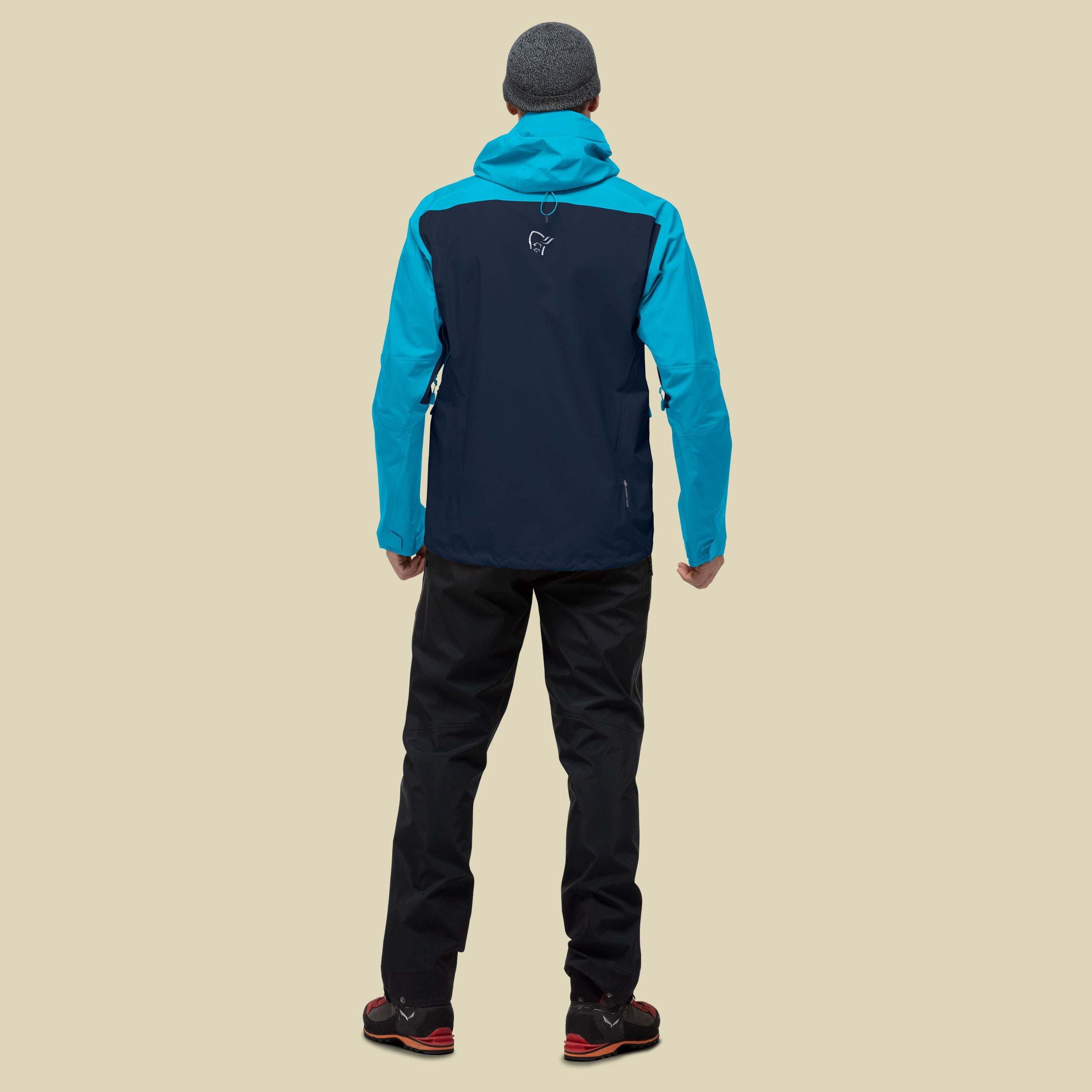 Falketind Gore-Tex Jacket Men Größe XL Farbe hawaiian surf/indigo night
