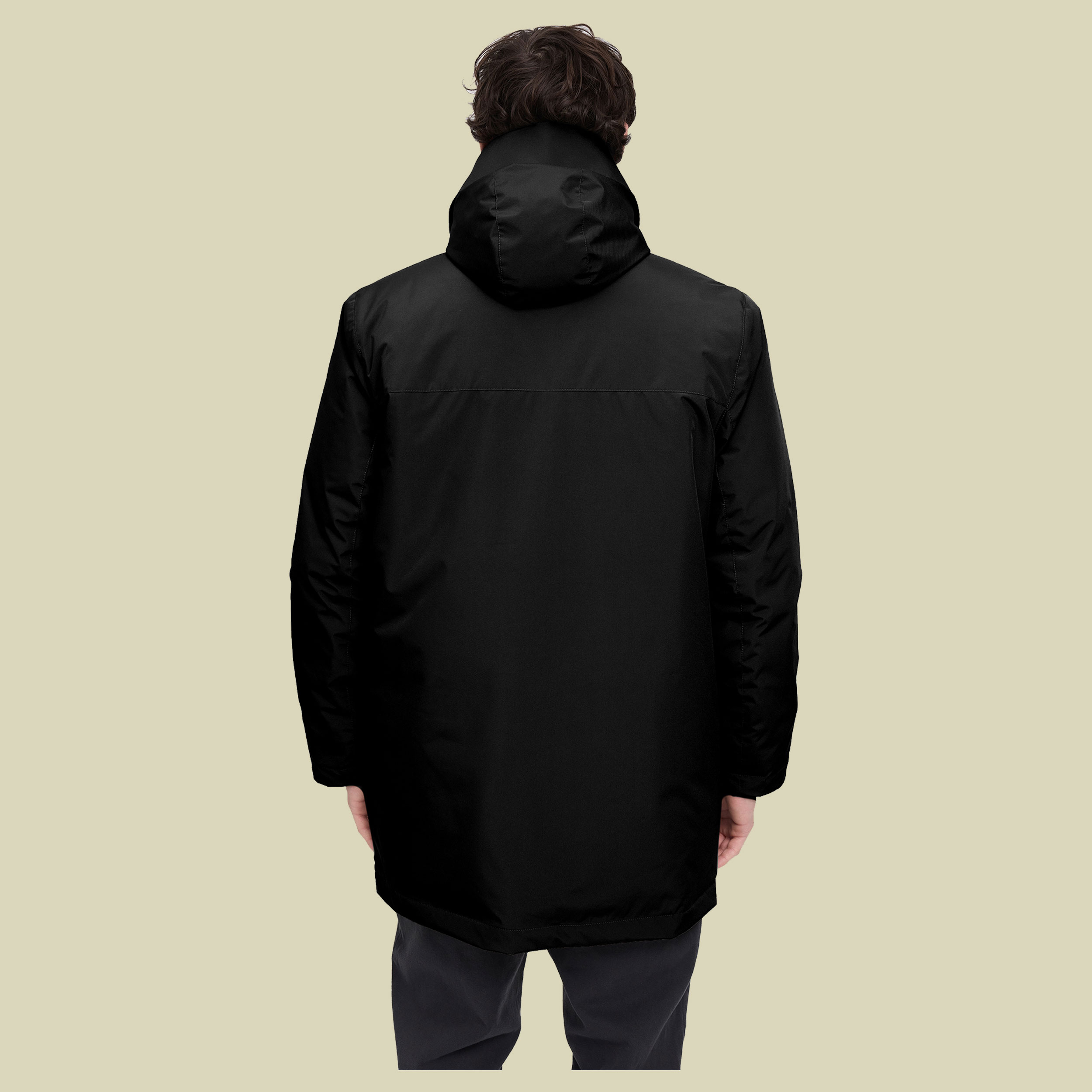 Padded Parka Men XL schwarz - black