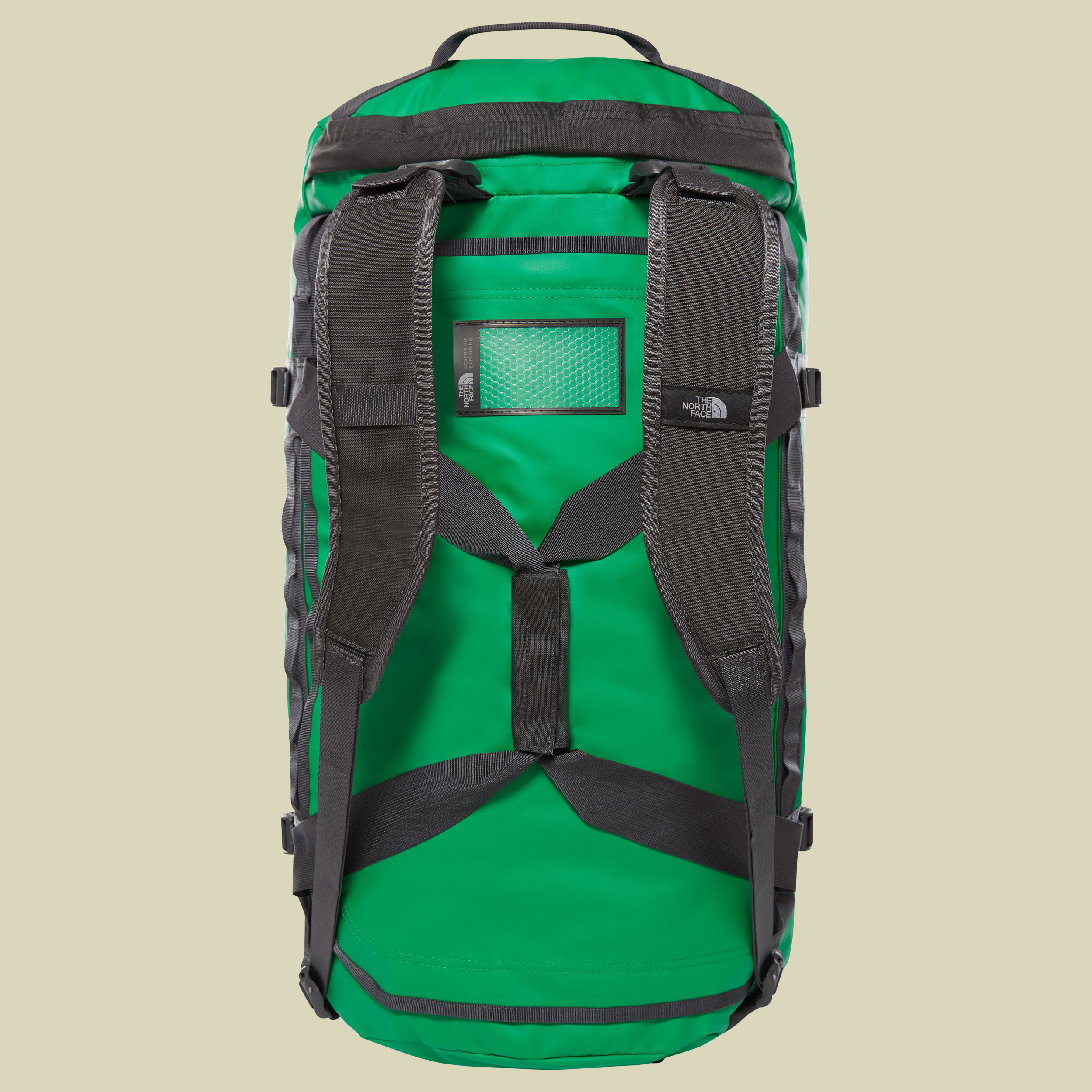 Base Camp Duffel L Volumen 95 Farbe primary green/asphalt grey
