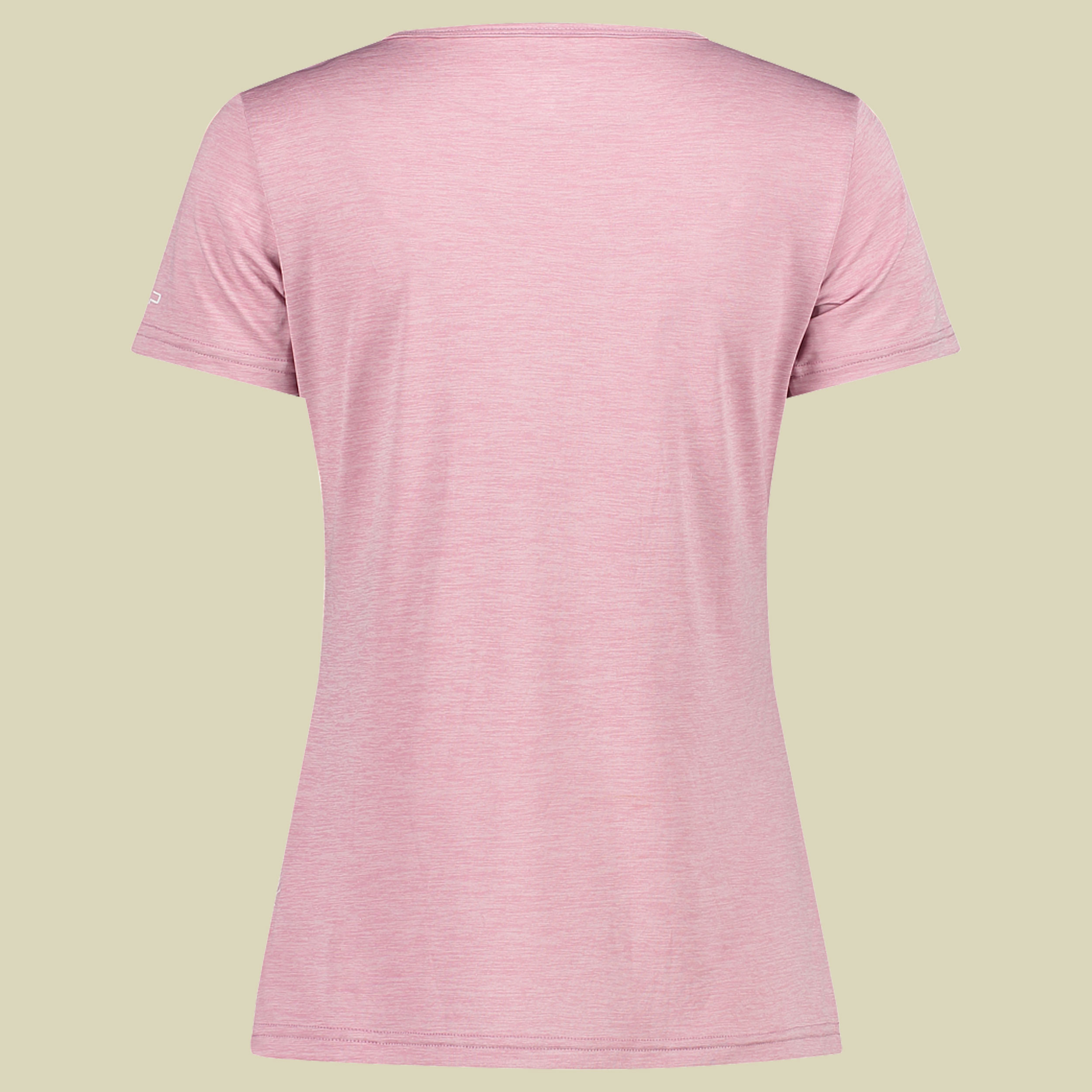Woman T-Shirt Light Melange Jersey 39T6136 Größe 40 Farbe C604 fard melange