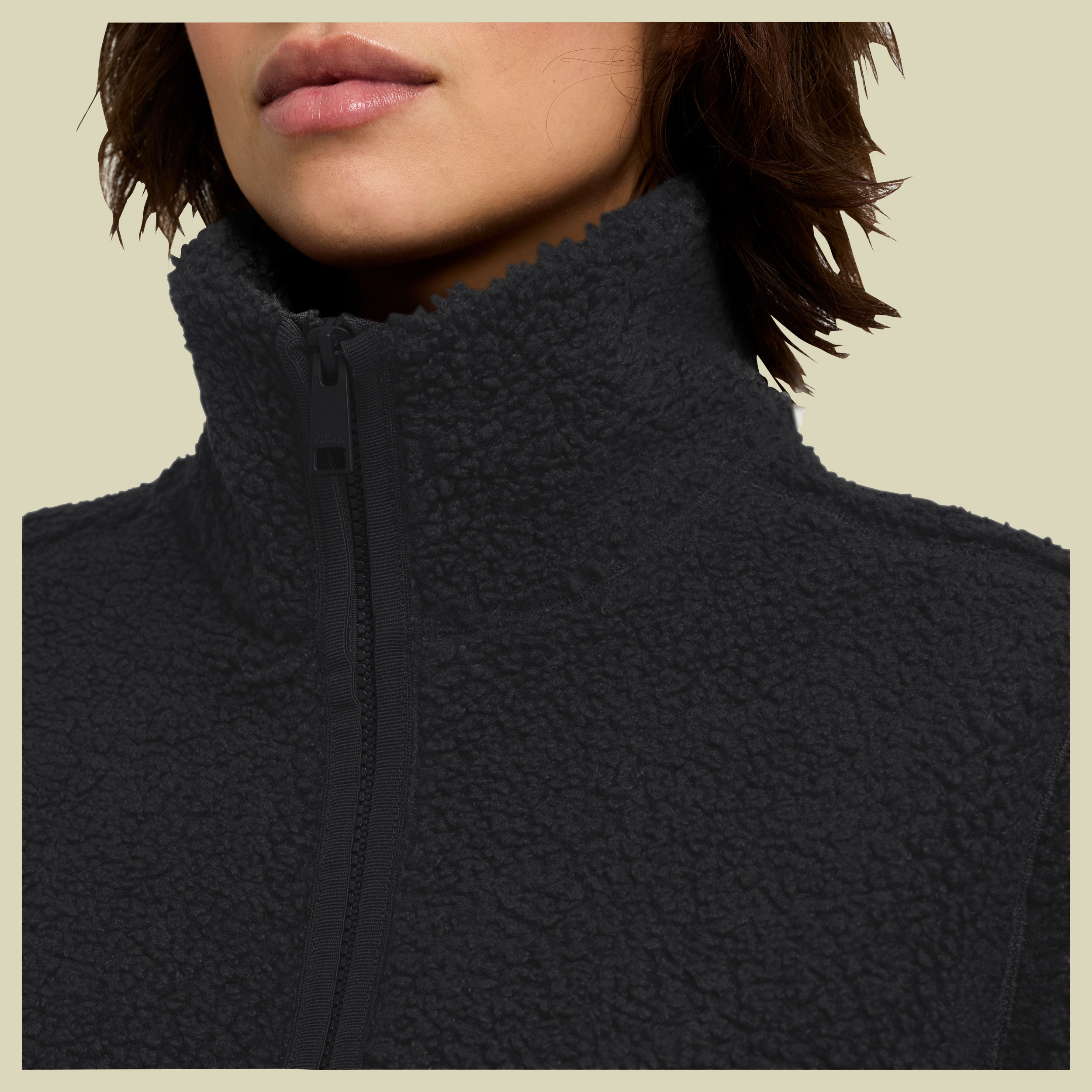 High Curl Jacket Women schwarz XXL - black