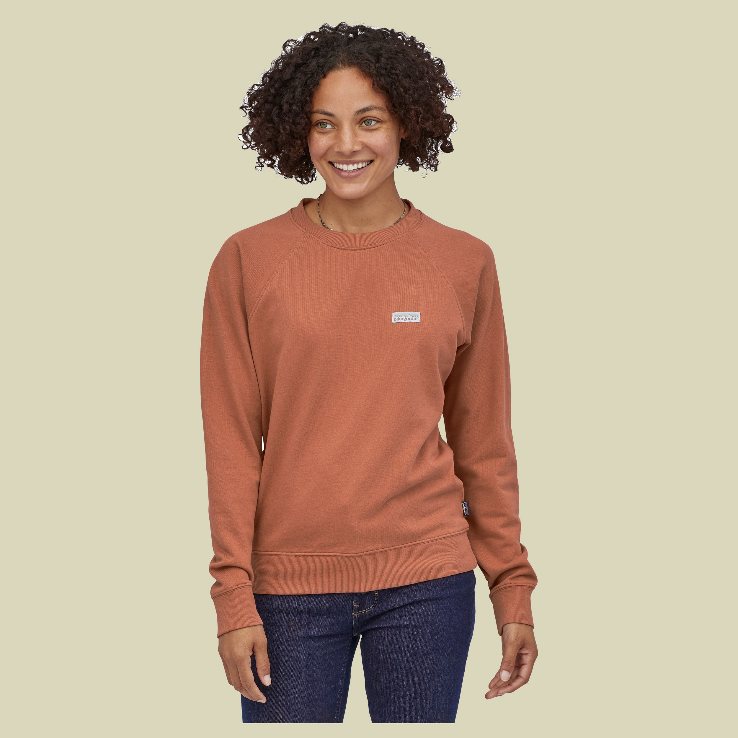 Pastel P-6 Label Organic Crew Sweatshirt Women Größe M  Farbe century pink