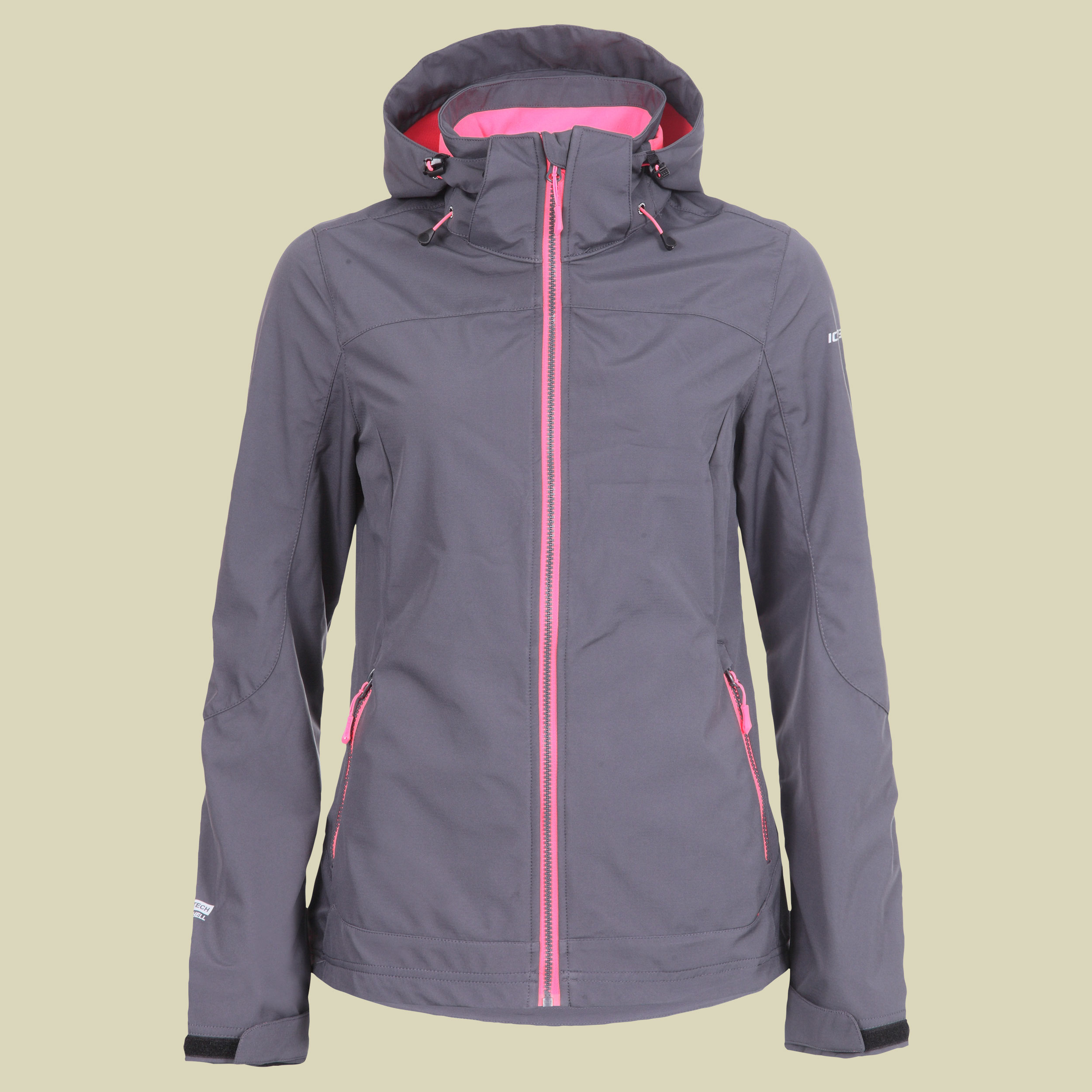 Sandy Softshell Jacket Women 54920 Größe 36 Farbe grey
