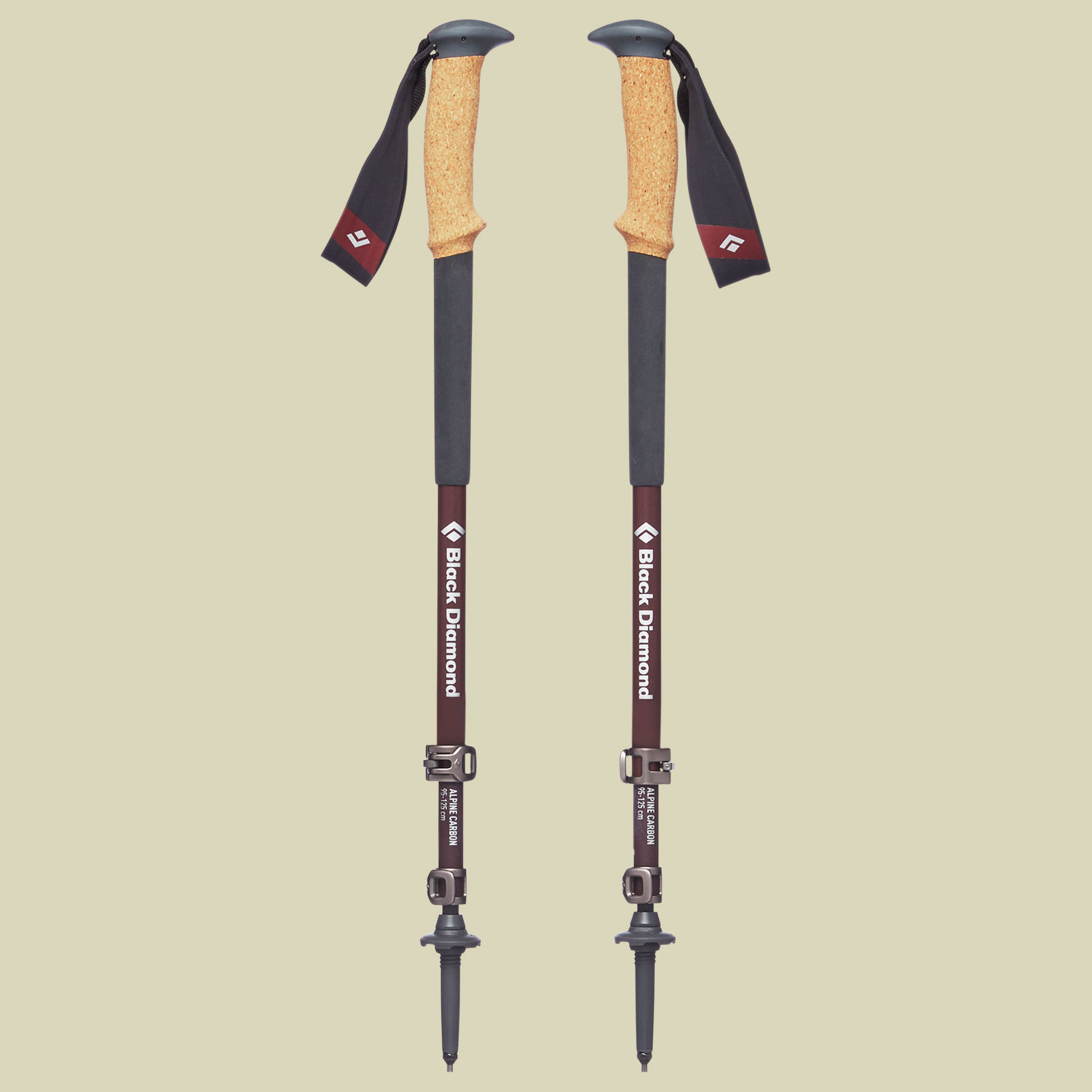 Alpine Carbon Cork Trekking Poles Women