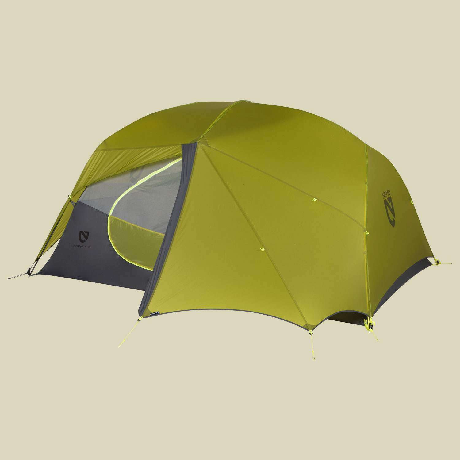 Dragonfly 3P Backpacking Zelt 3-Personen-Zelt Farbe birch bud
