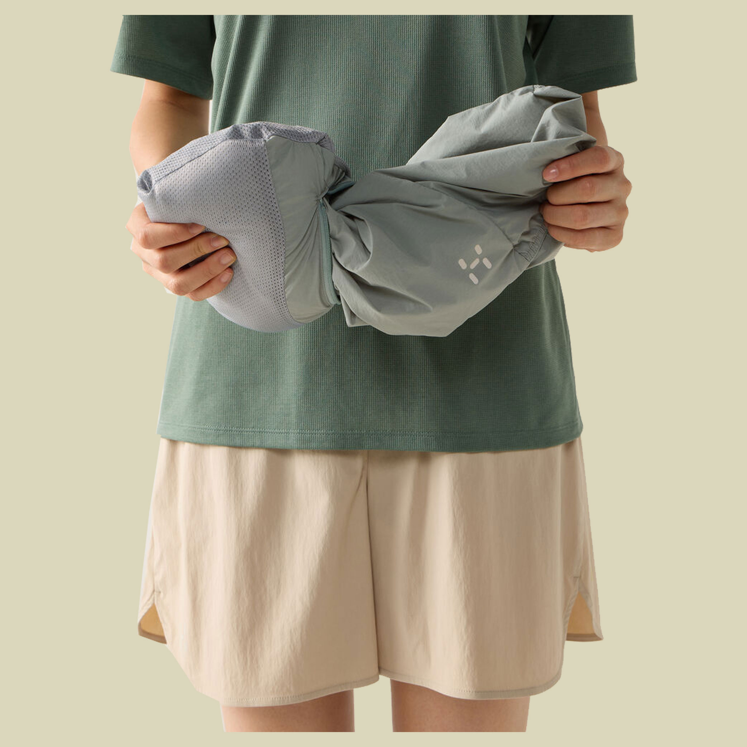 L.I.M Mimic Barrier Hood Women S grün - dew green