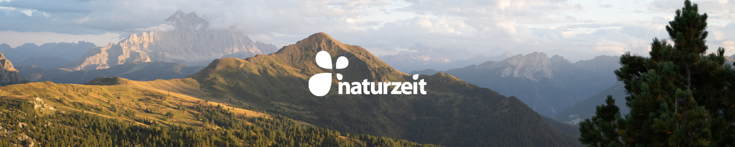 Zelt mit naturzeit Logo
