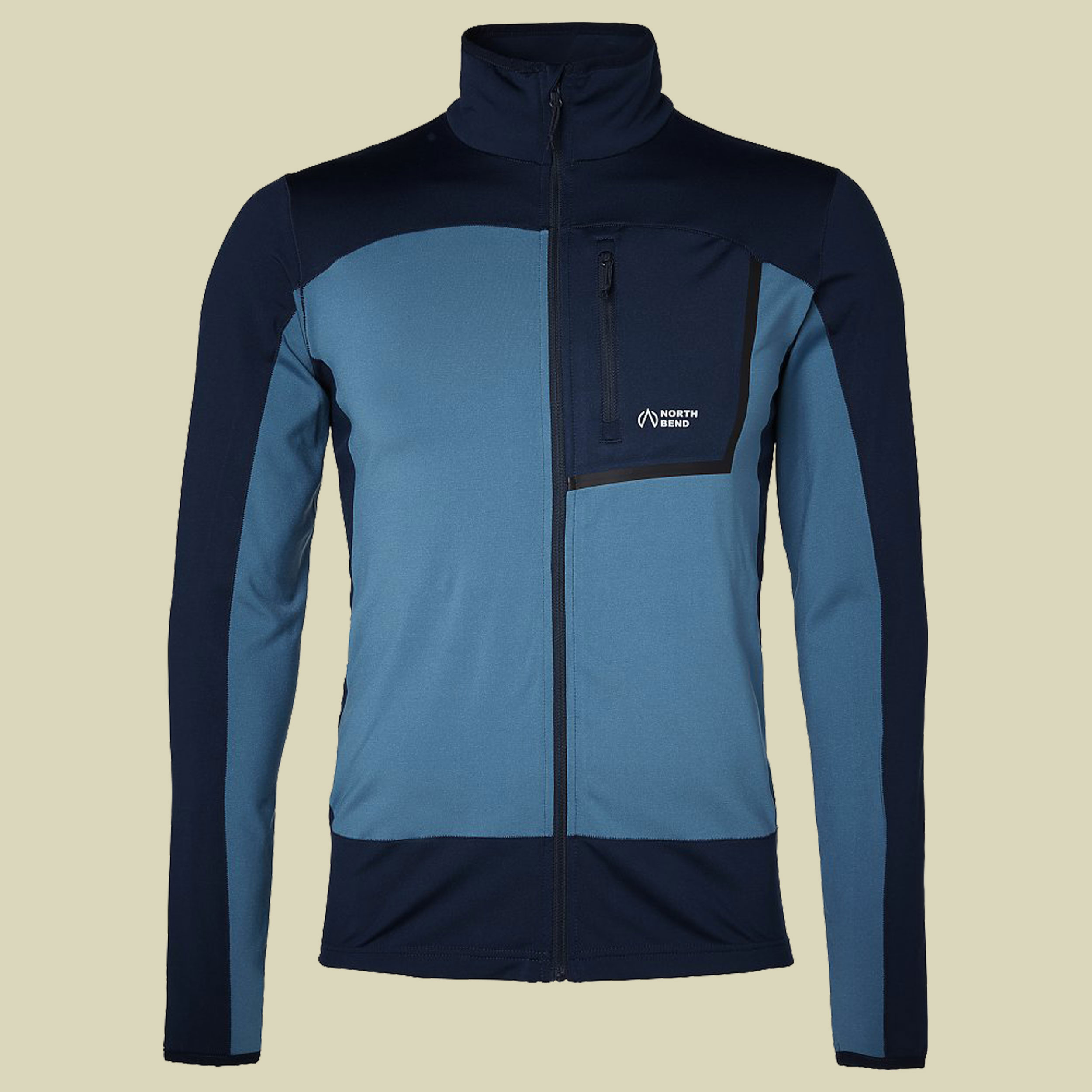 Nevis Zip Sweater M Herren Fleecejacke Größe M Farbe blue bay 413