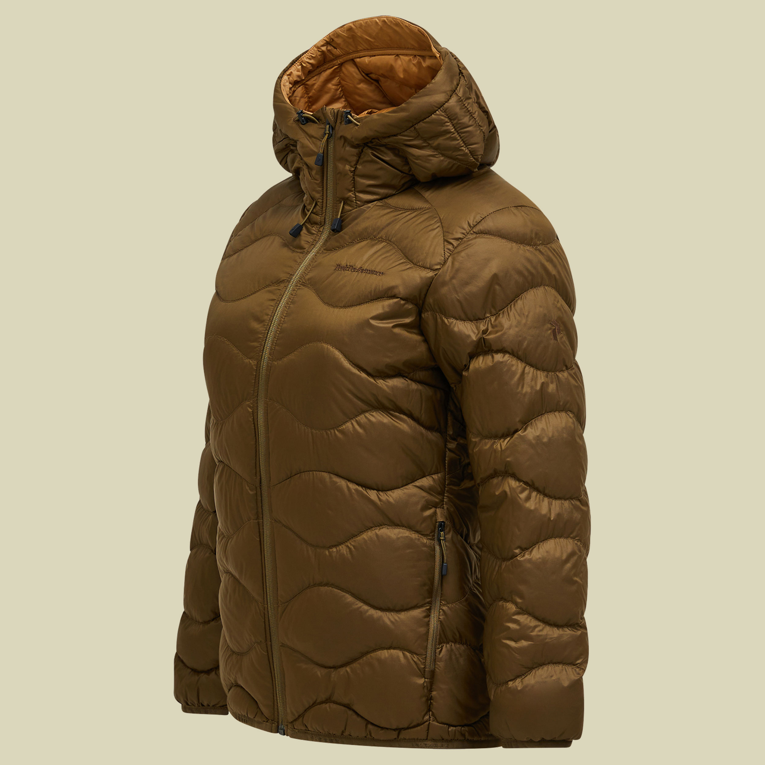 Helium Down Hood Jacket Women grün S - meadow moss SI