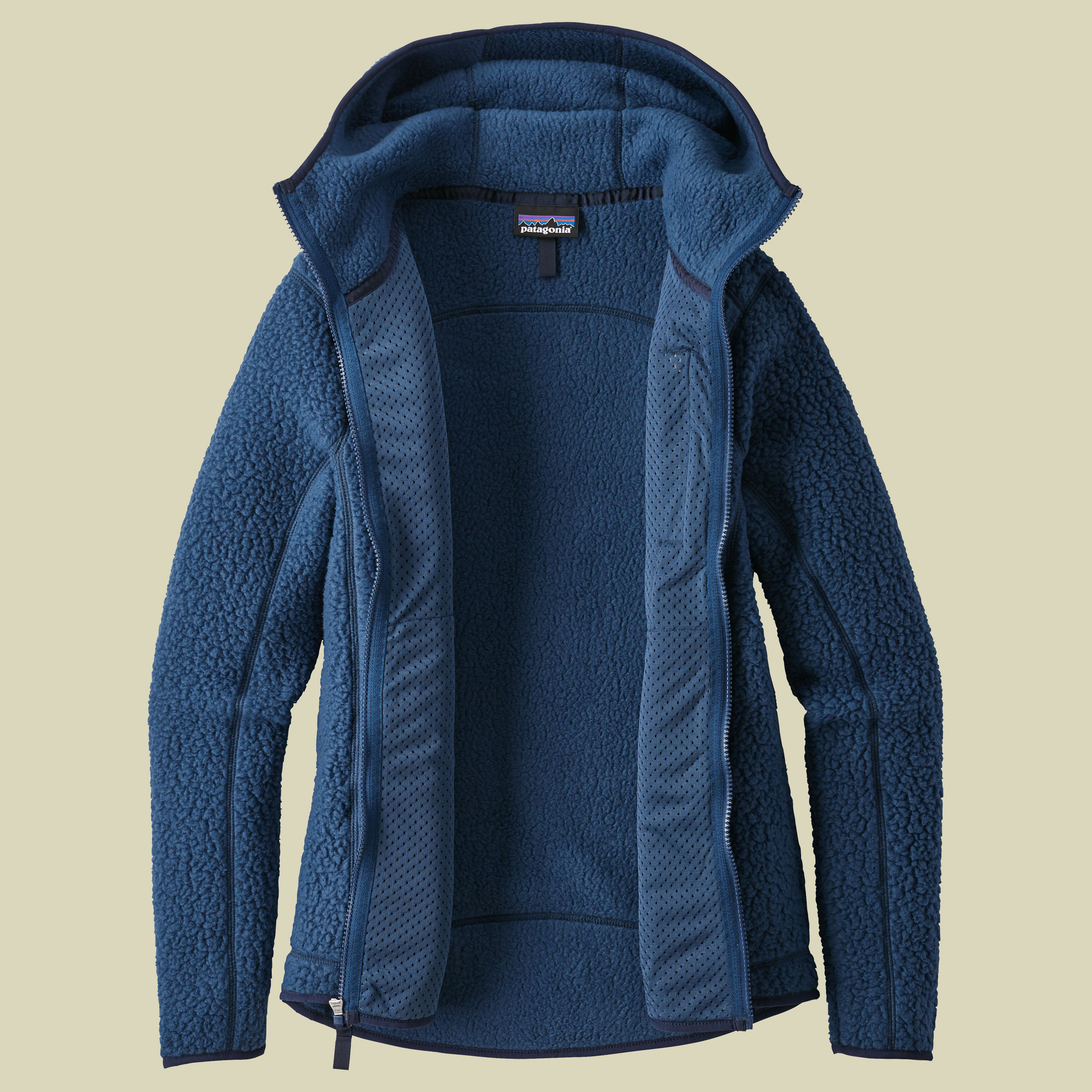 Retro Pile Hoody Women Größe L Farbe stone blue