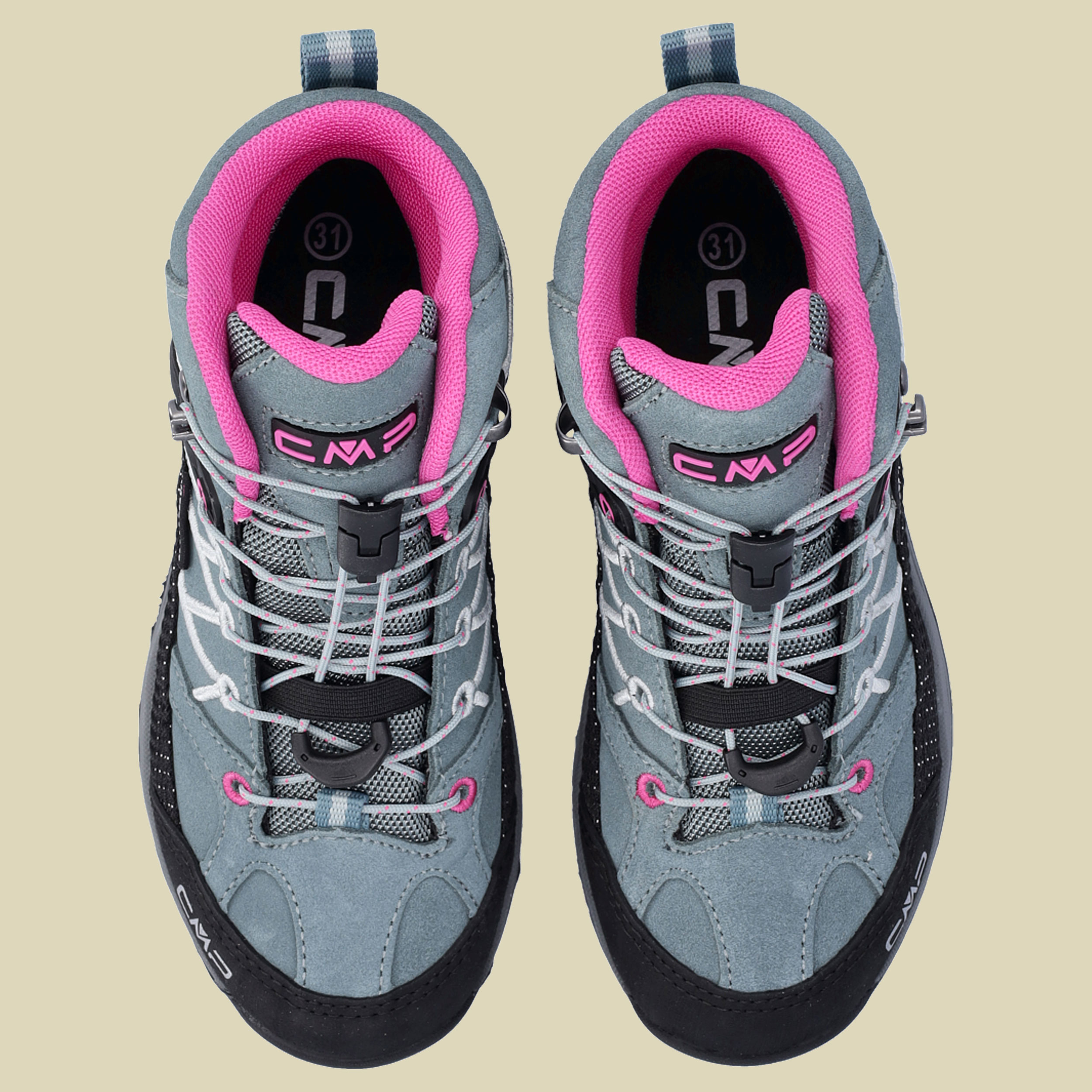 Kids Rigel Mid Trekking Shoe WP 3Q12944 Größe 37 Farbe 14EM mineral green