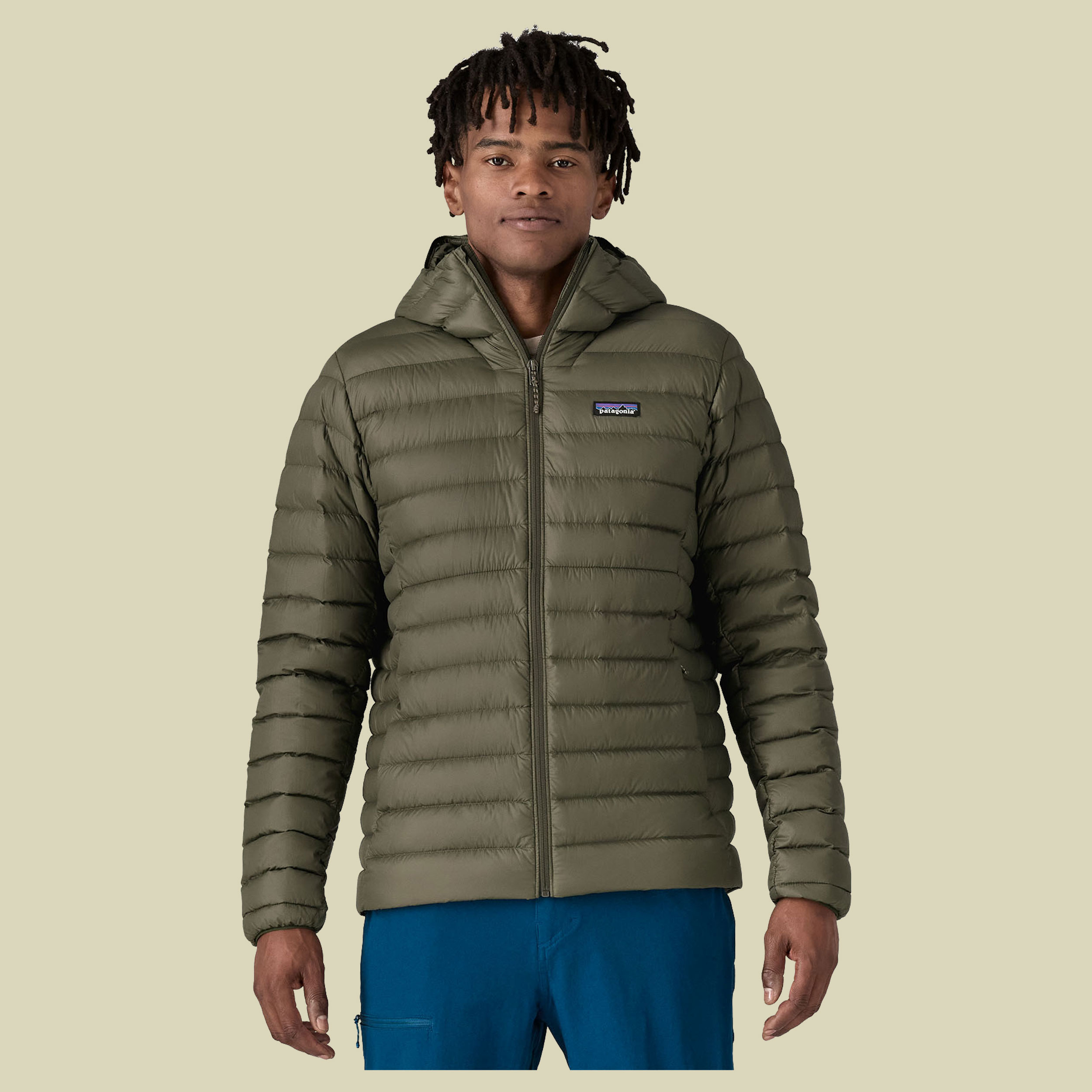 Down Sweater Hoody Men grün XL - pine needle green