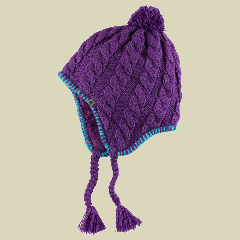 Fuzzy Earflap Beanie Girls Größe S Farbe gravity purple