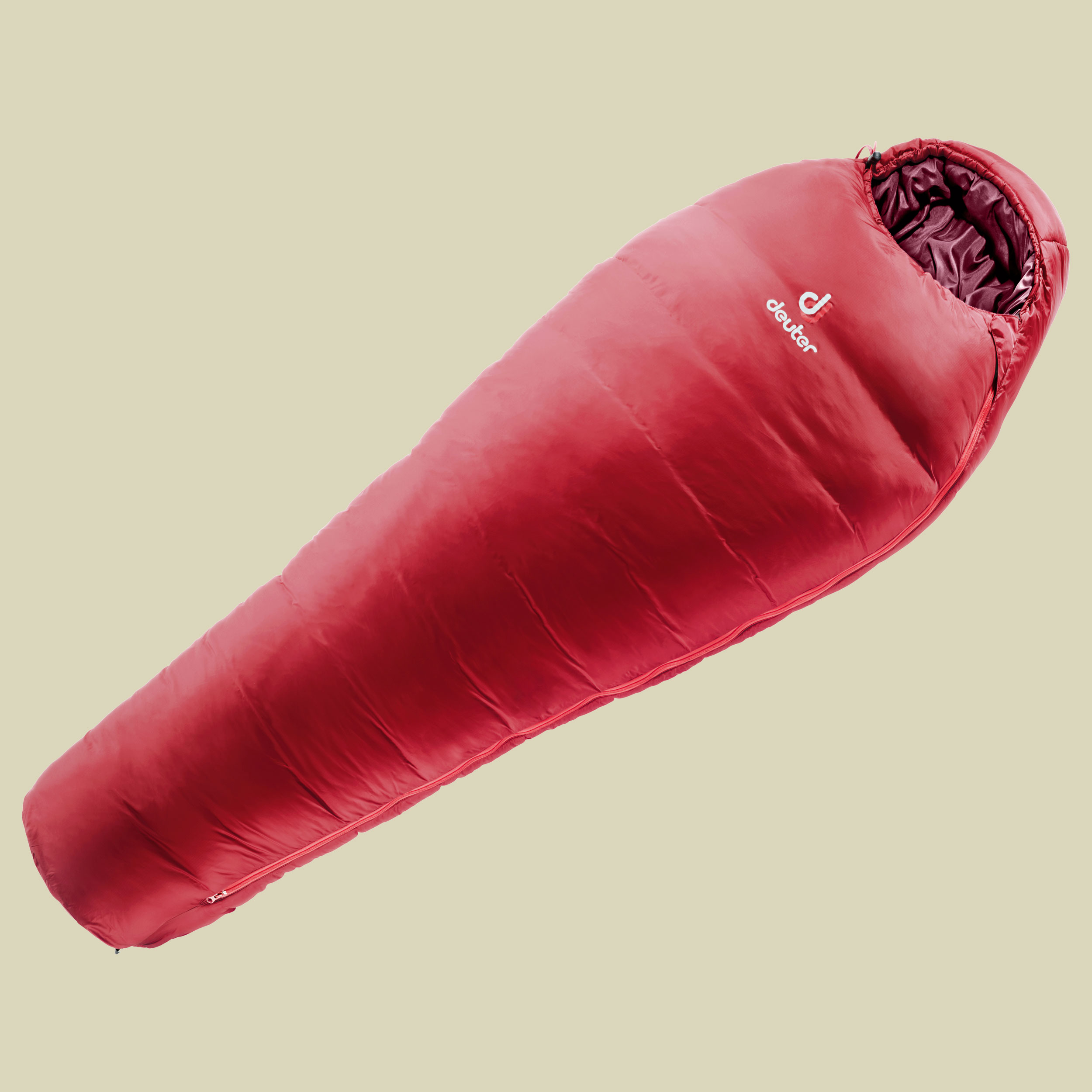 Orbit minus 5 Grad SL Women bis Körpergröße 175 cm Farbe cranberry-aubergine, Reißverschluss rechts
