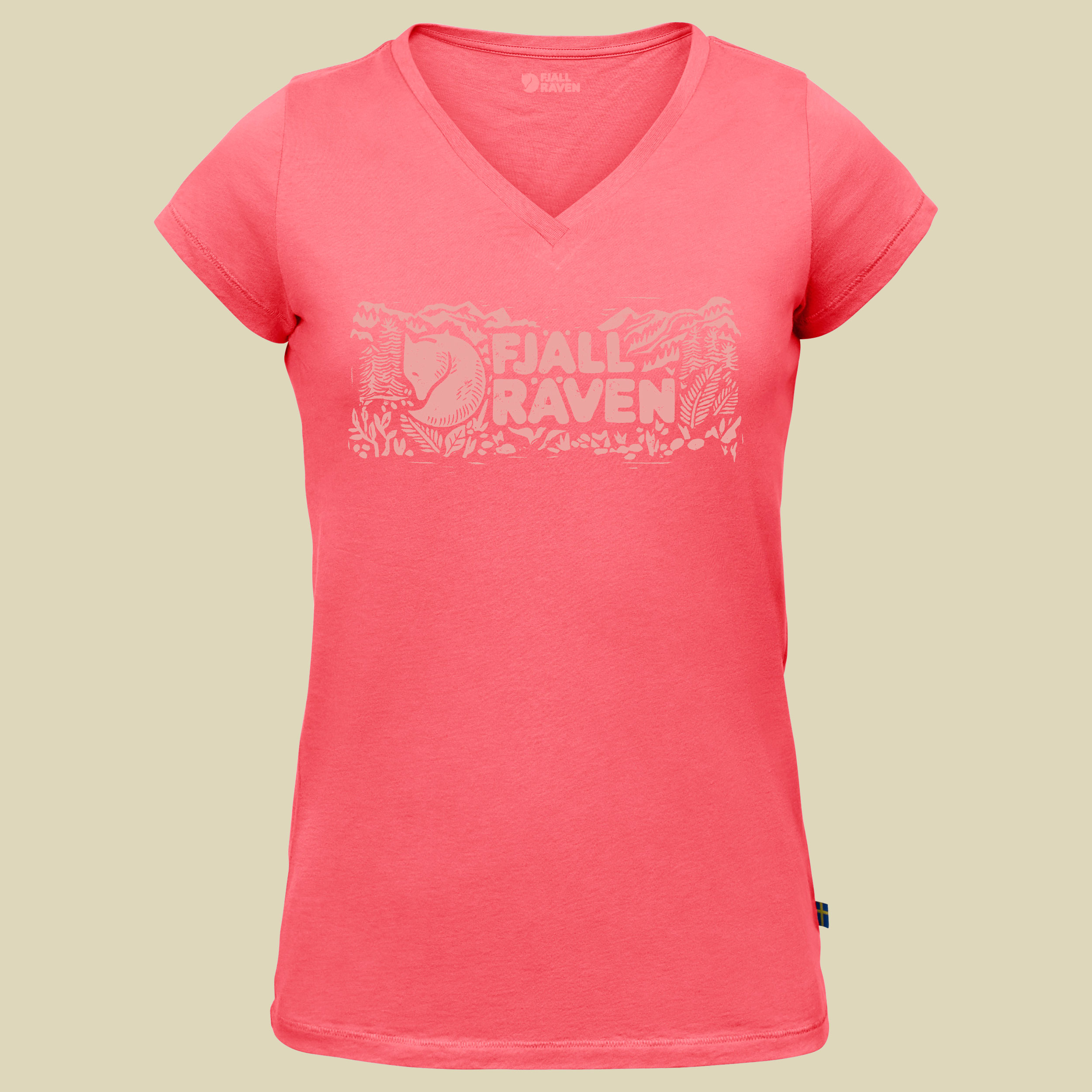 Logo Stamp T-Shirt Women Größe S Farbe peach pink
