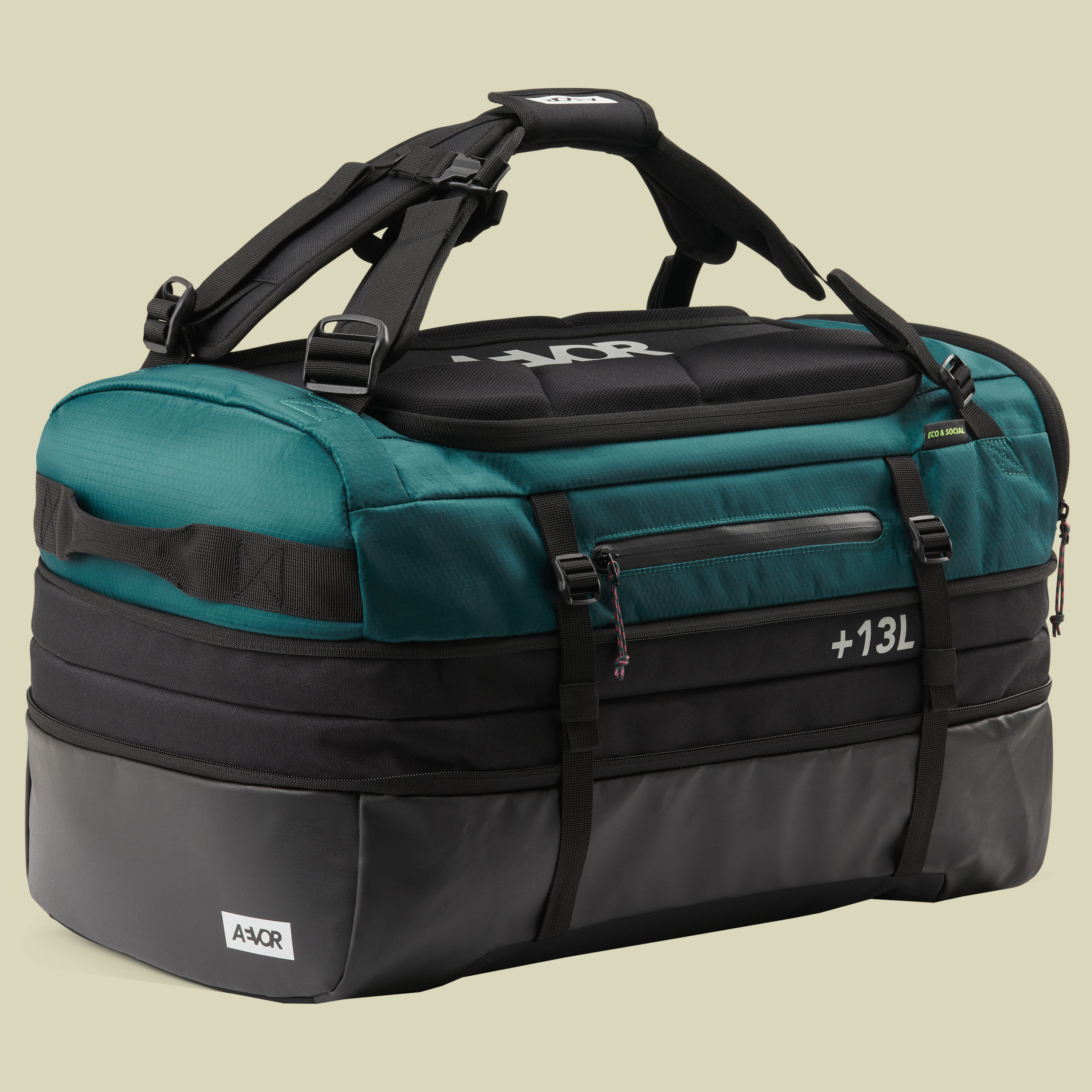 Duffle Pack Proof 60 grün - evergreen
