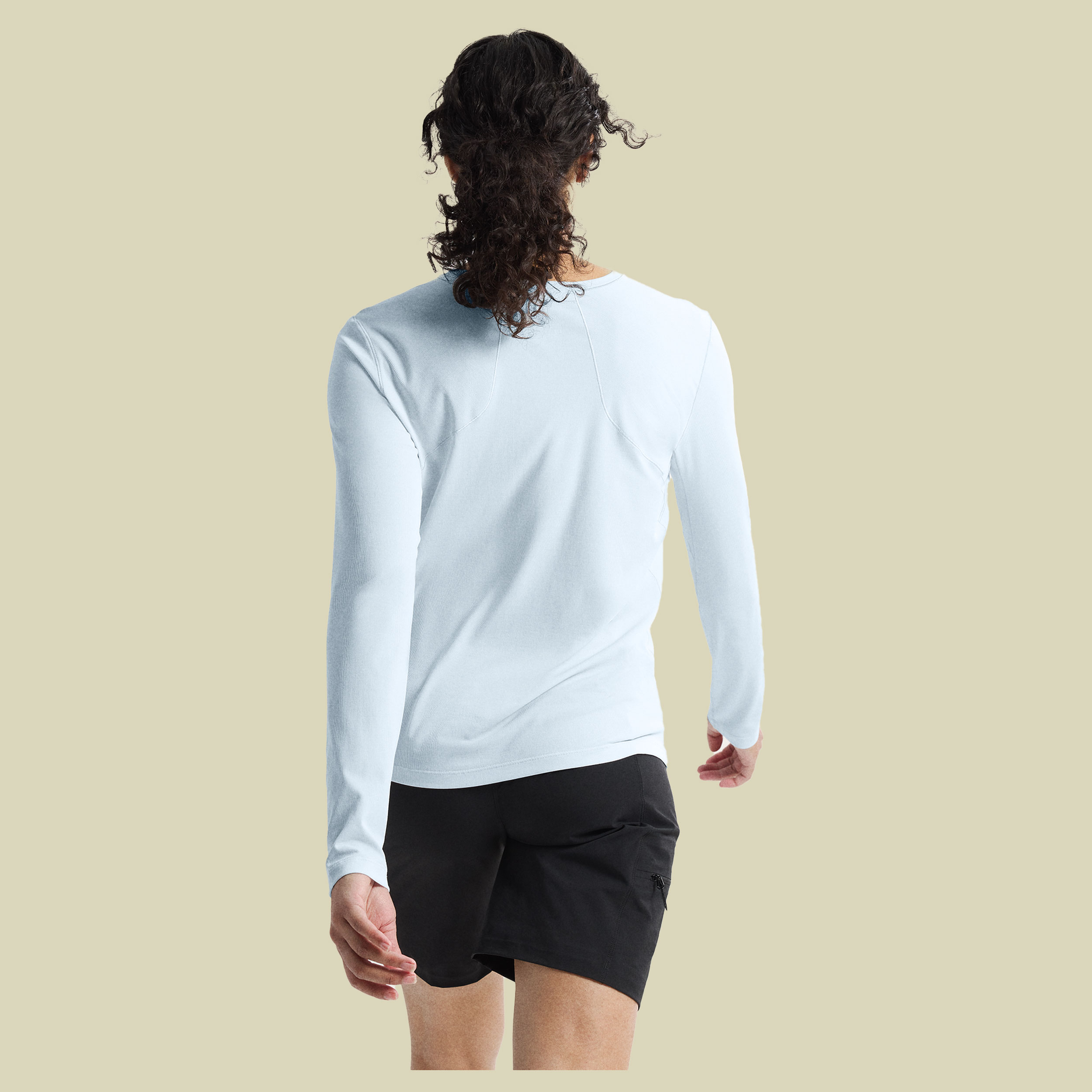Sunna Crew LS Shirt Women M blau