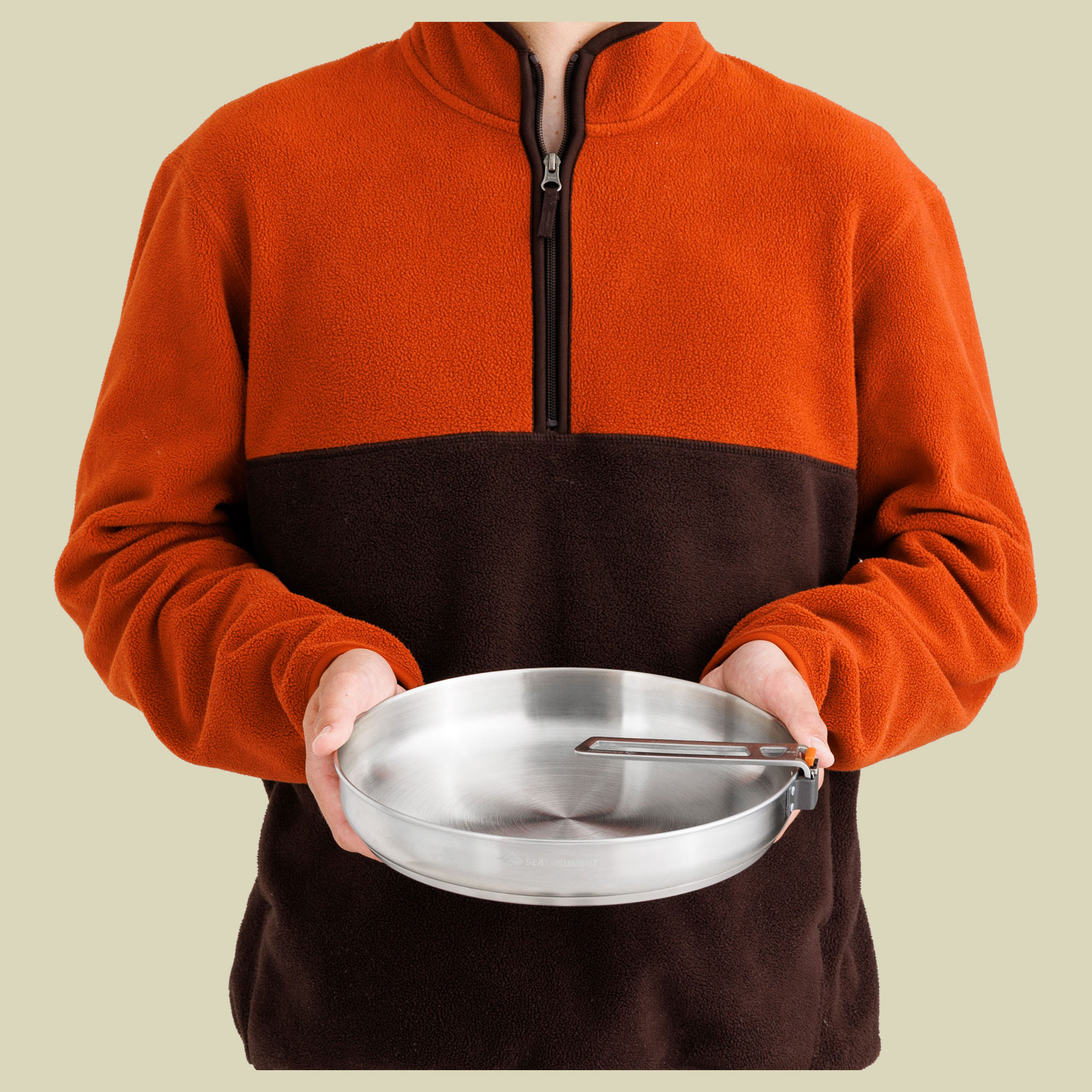 Detour Stainless Steel Pan 10 inch grau - stainless steel grey