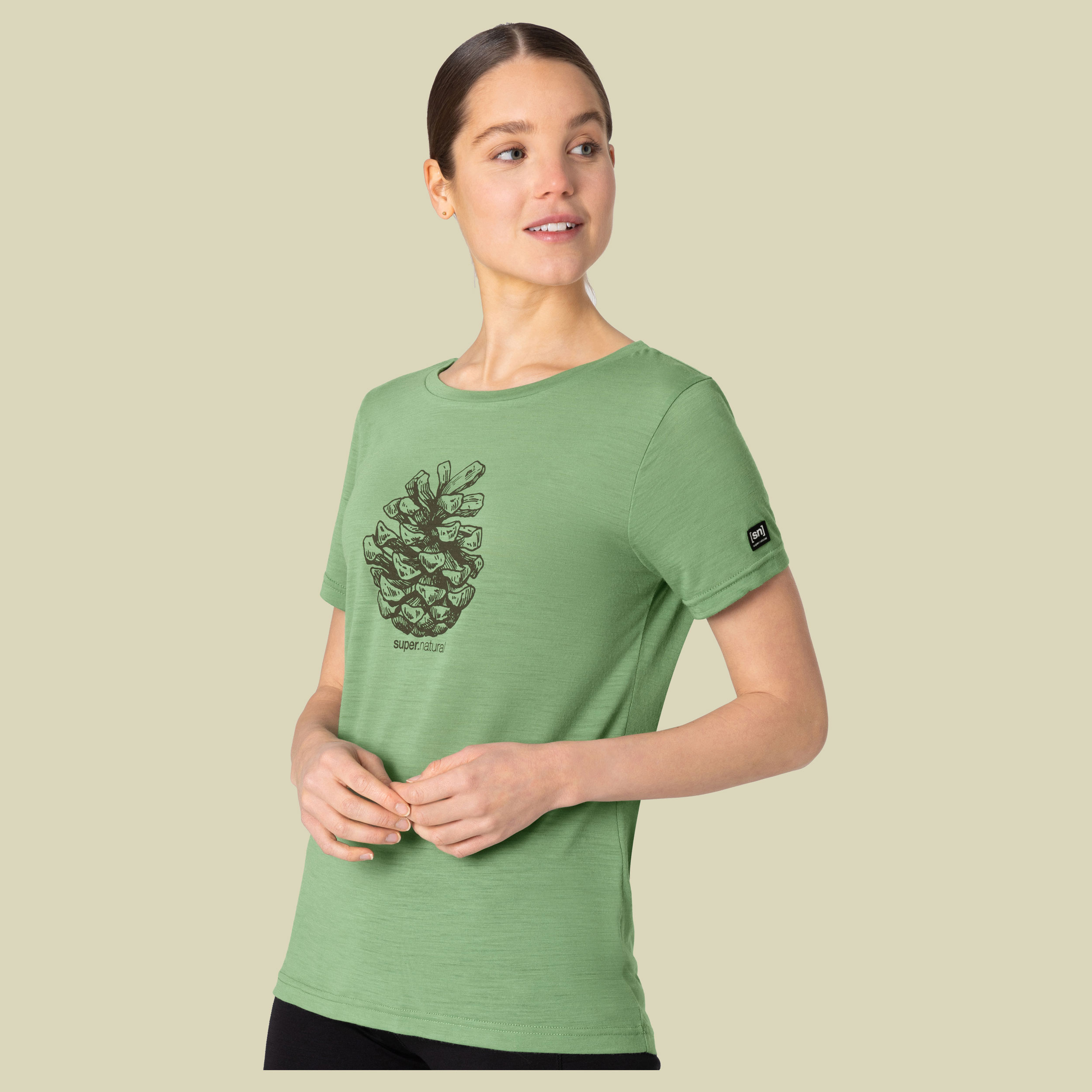 Pine Cone Tee Women Größe S Farbe loden frost/stone grey