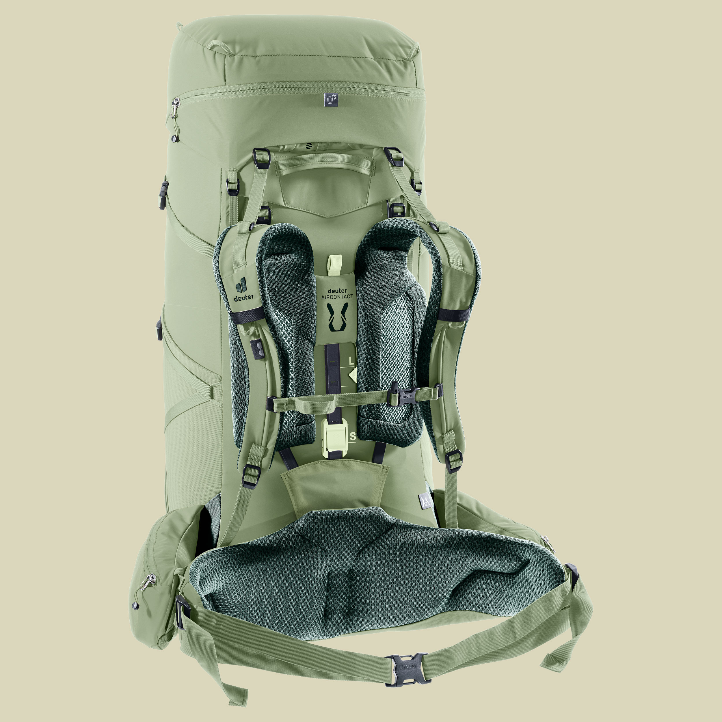 Aircontact Core 55+10 SL Women 55 + 10 grün - grove-ivy