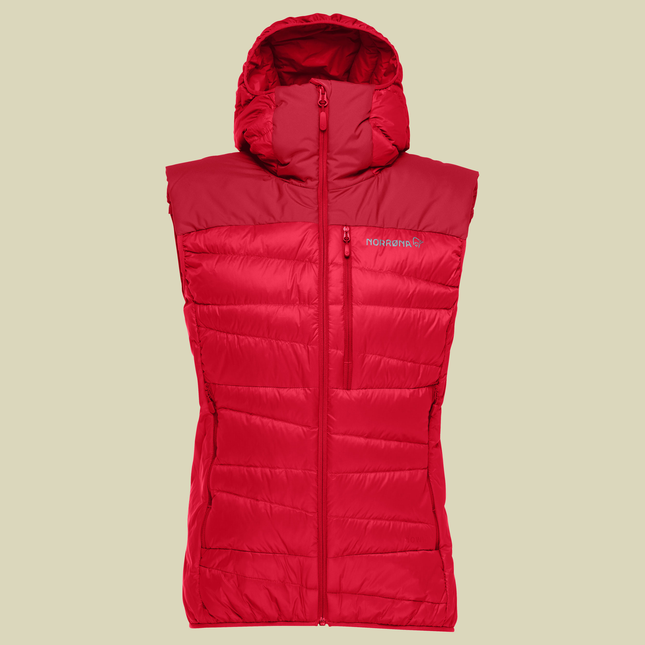 Falketind Down 750 Vest Women Größe M  Farbe true red