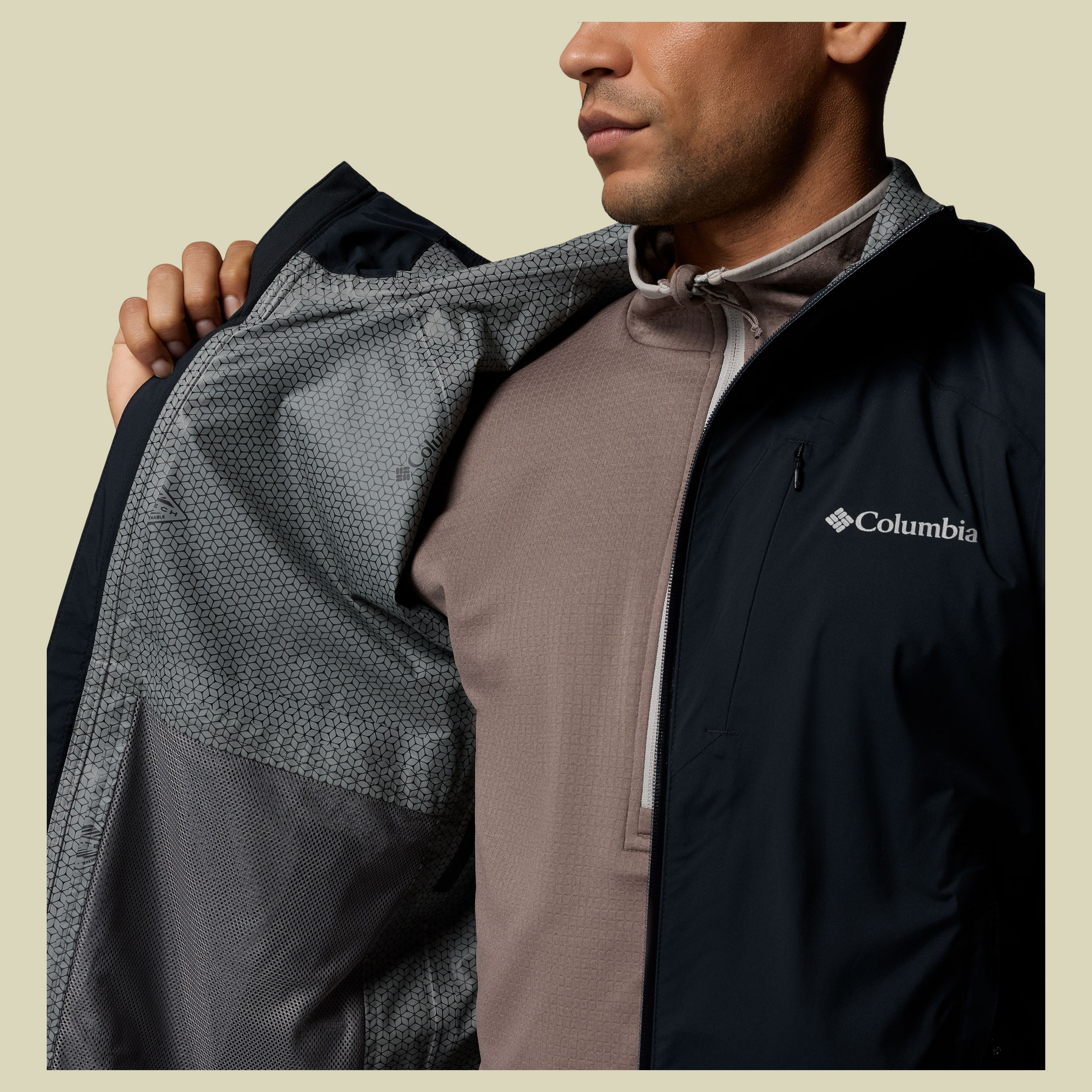 Trailborne 2.5L Shell Men XXL schwarz - black