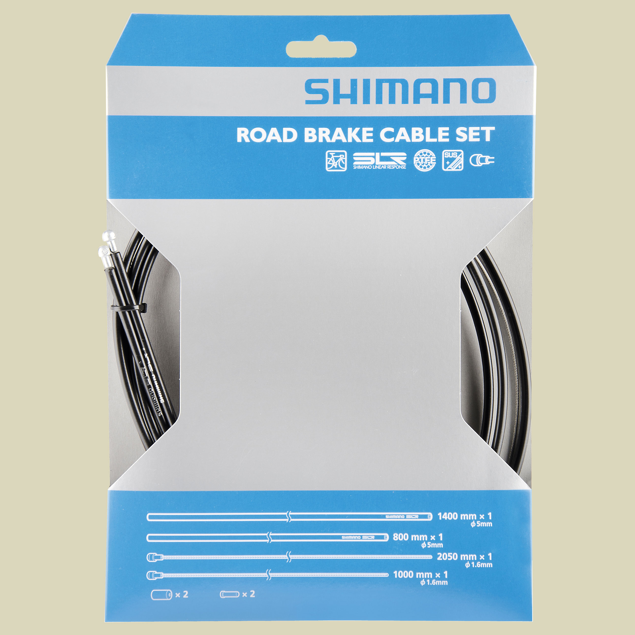 Bremszug-Set Road SIL-TEC beschichtet