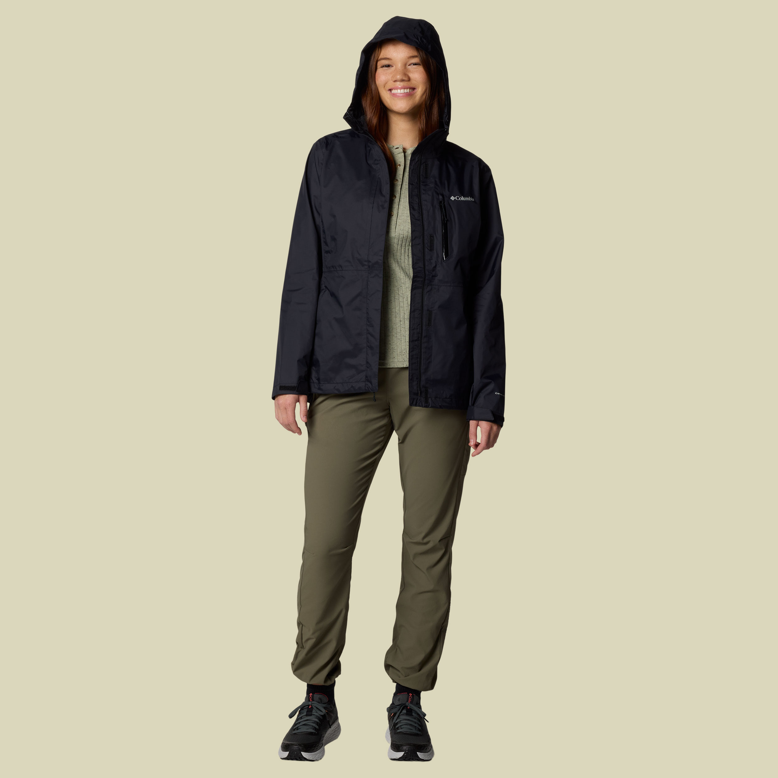 Pouring Adventure III Jacket Women XS schwarz - Farbe black