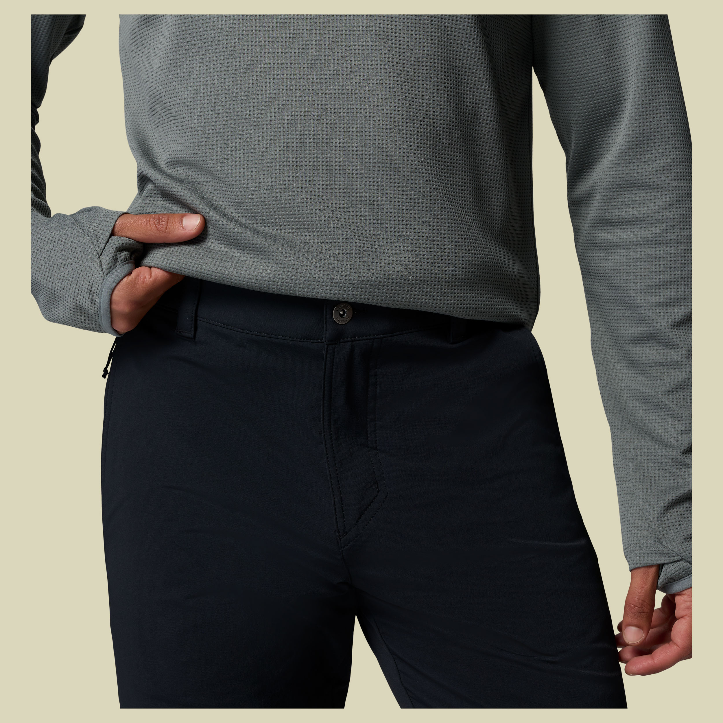 ROC Tech Warm Chino Men 38/32 schwarz - black