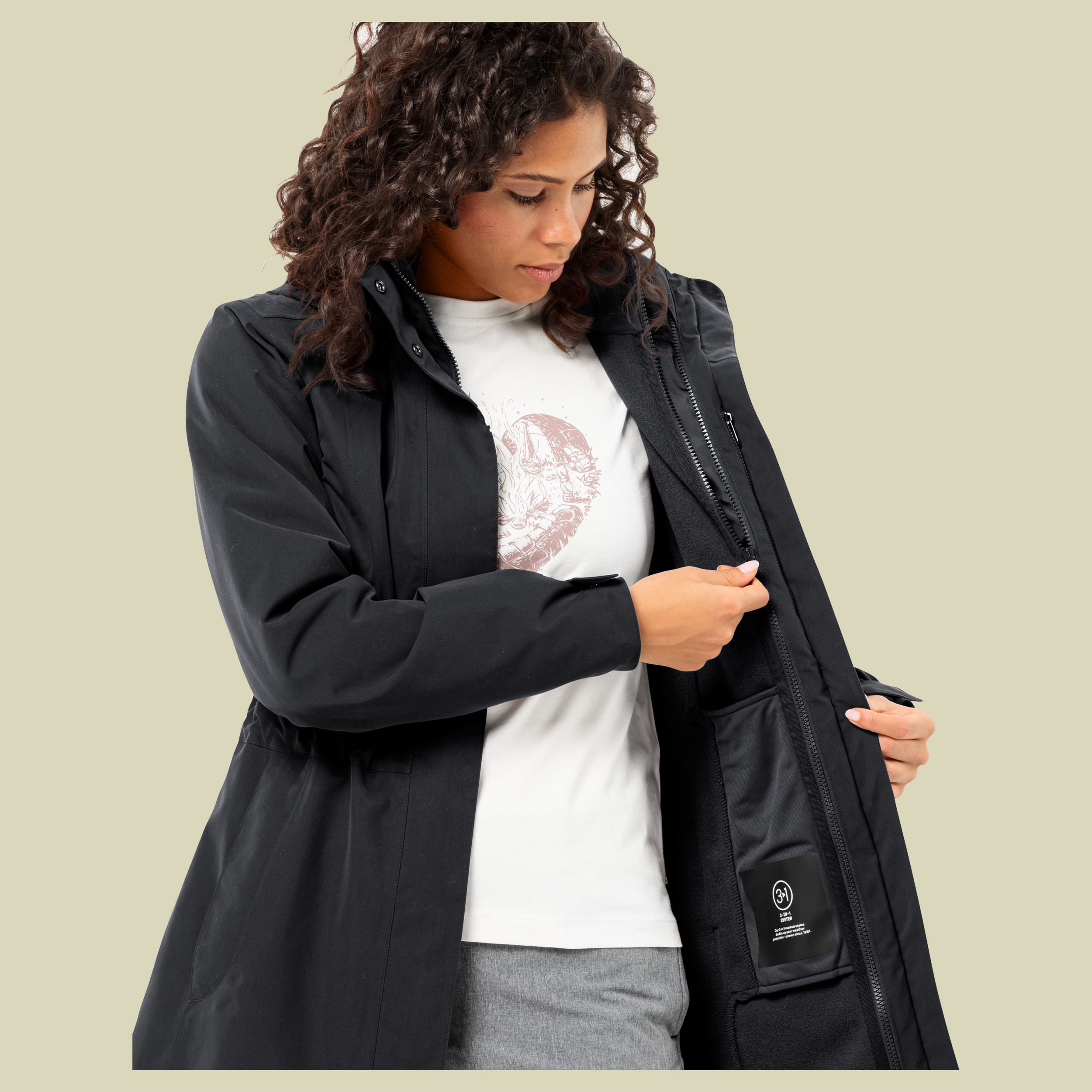 Ottawa Coat Größe M Farbe black Ottawa Coat Größe M Farbe black