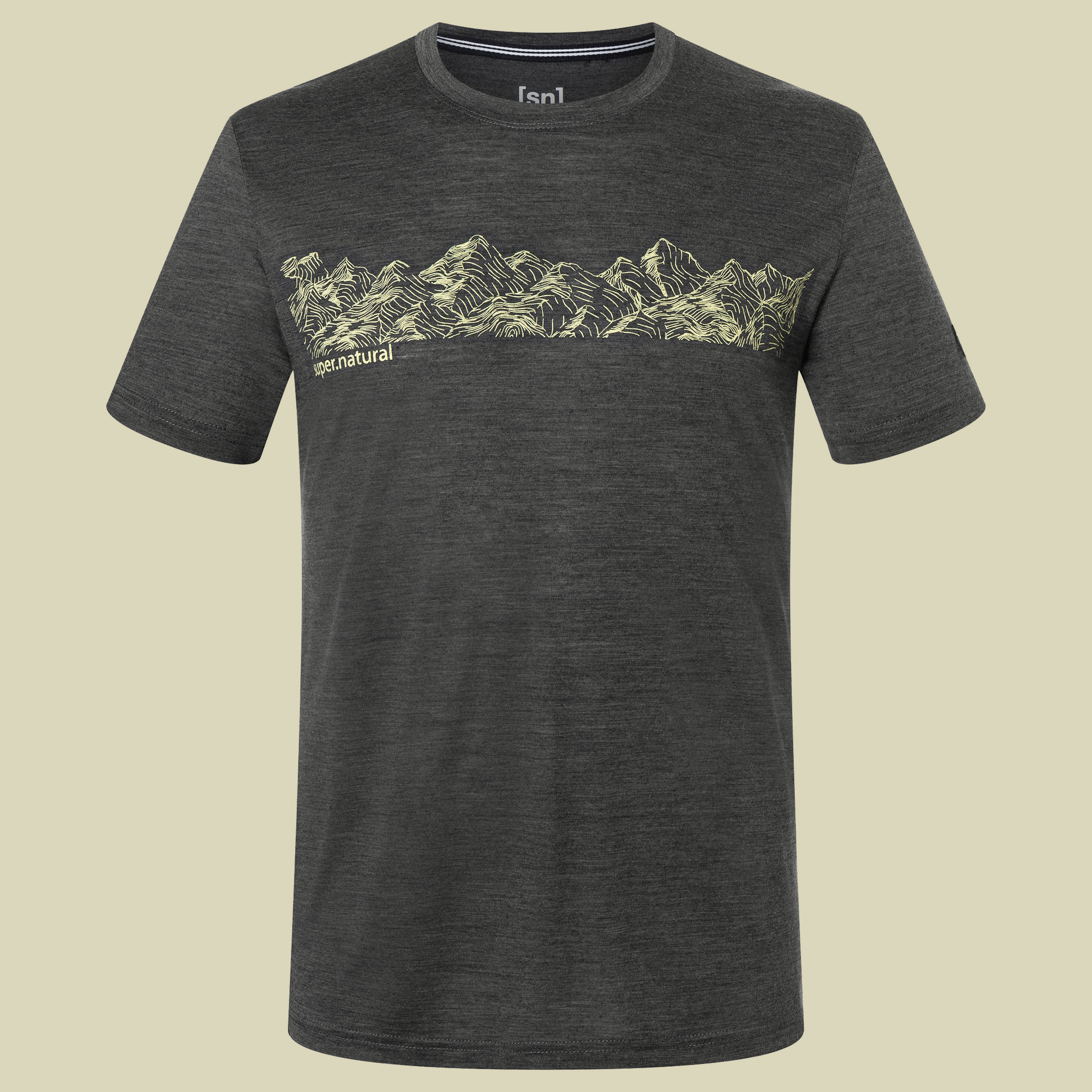 Contour Tee Men Größe S Farbe pirate grey melange/goldfinch