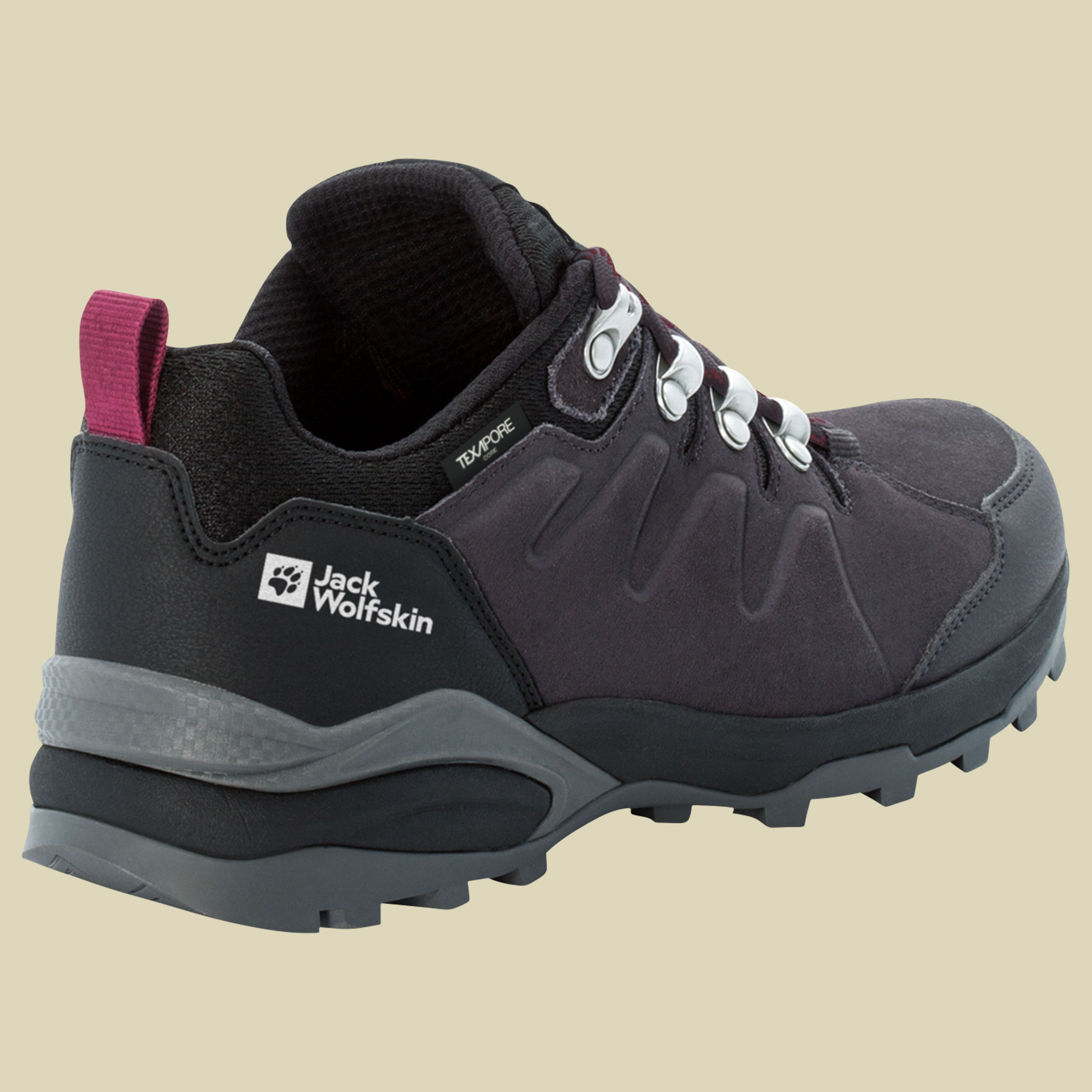 Refugio Texapore Low Women Größe 37 Farbe dark steel/purple