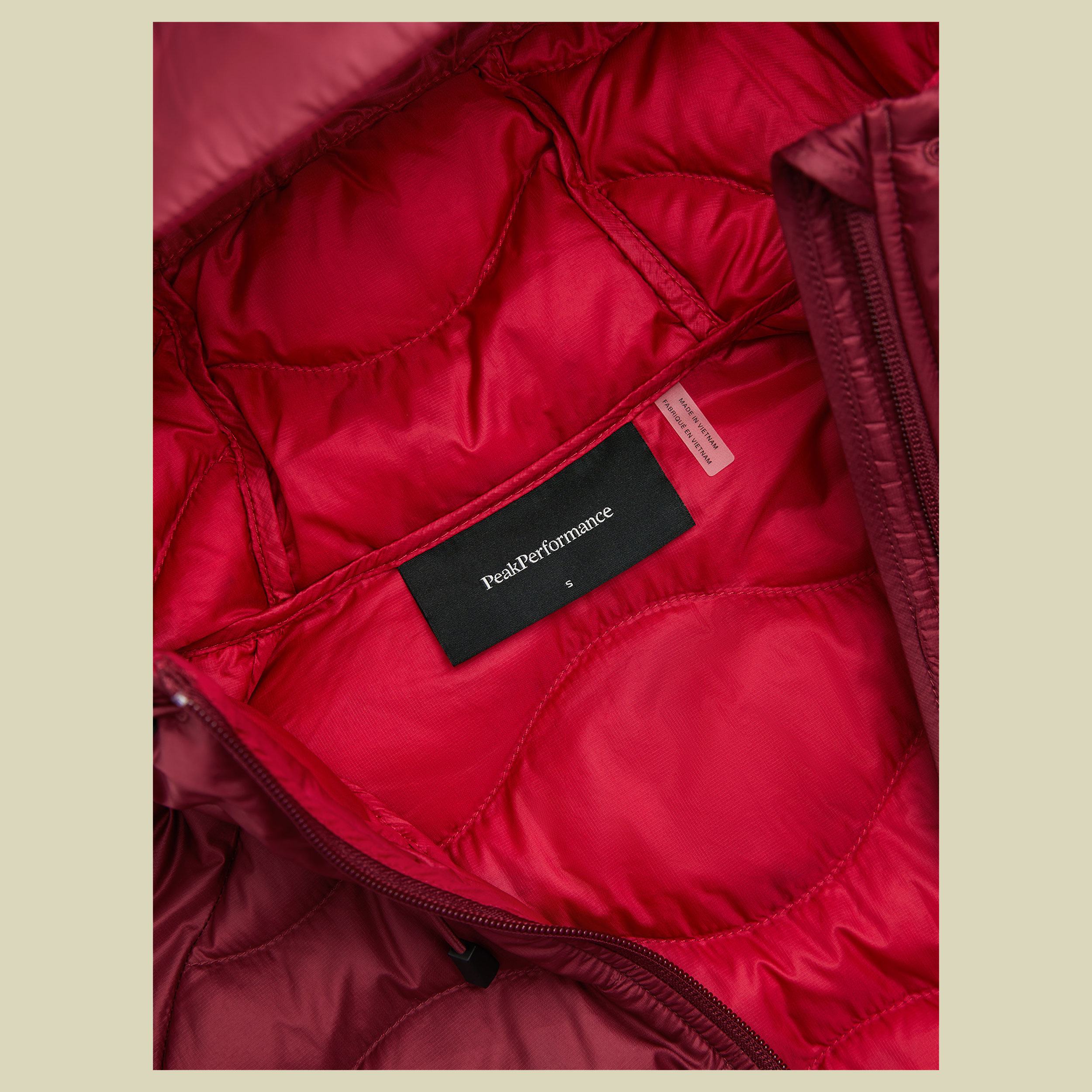 Helium Down Hood Jacket Women rot S - vertical zenit