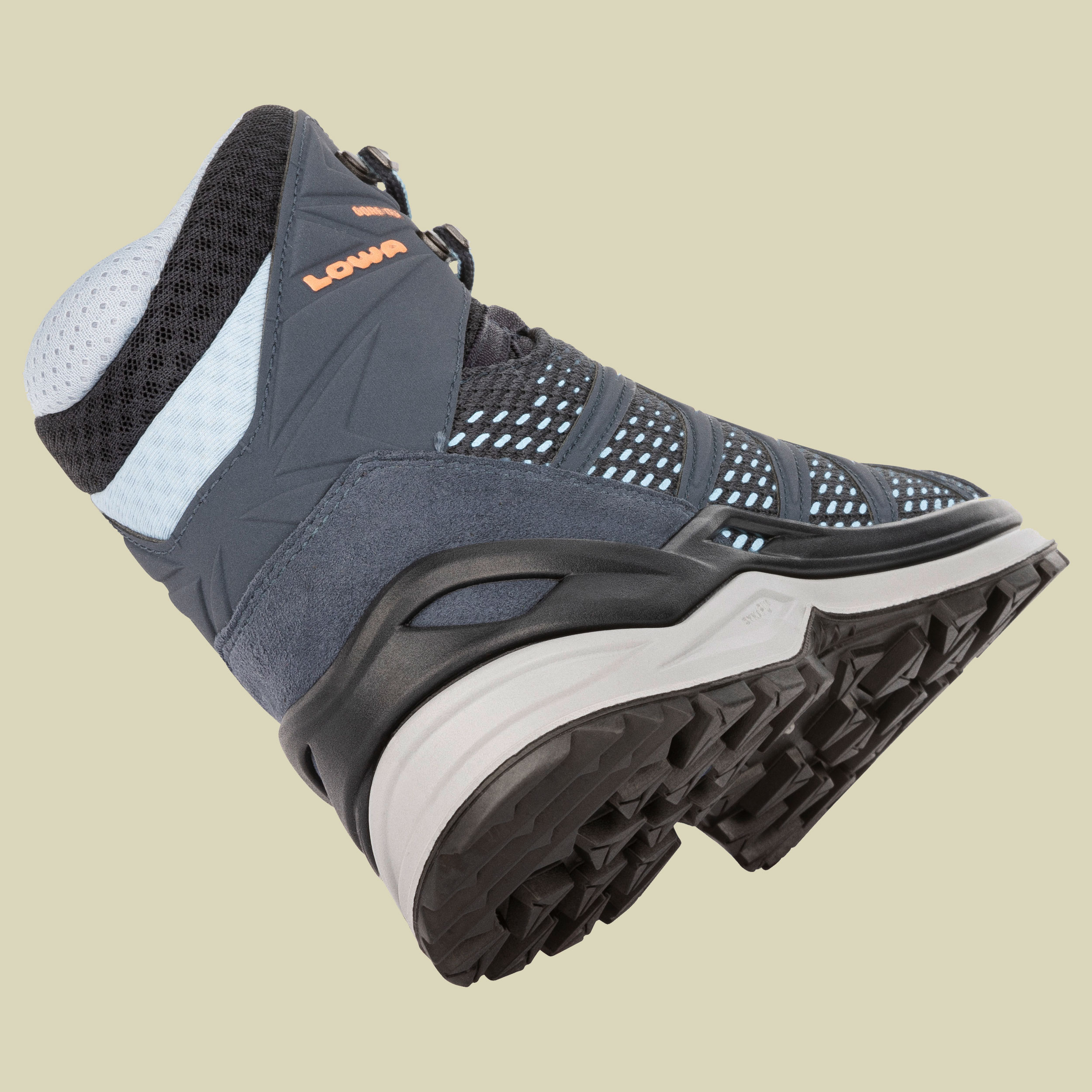 Innox Pro GTX Mid Women UK 8 blau - stahlblau/lachs