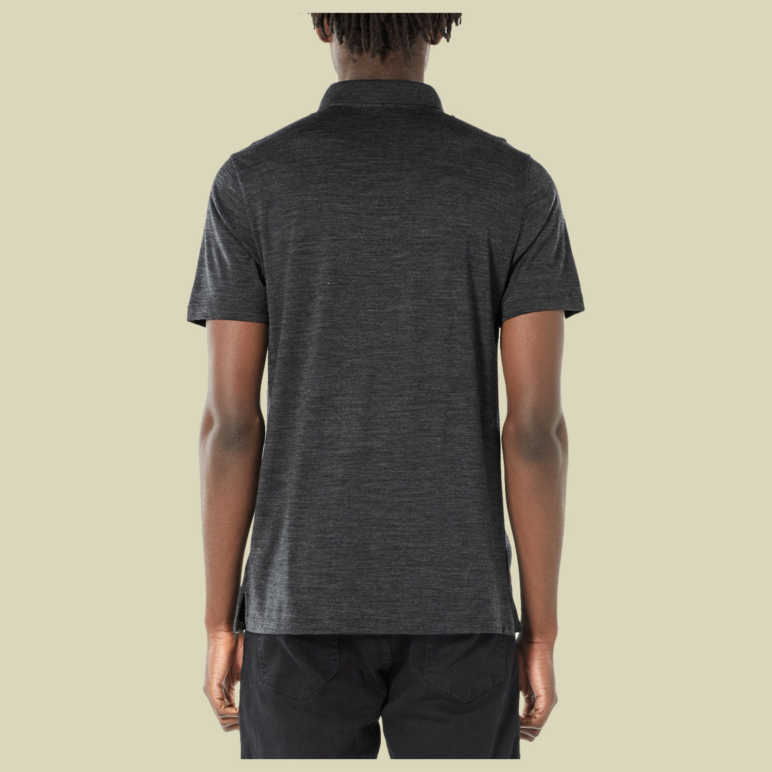 Tech Lite SS Polo Men Größe L Farbe jet heather