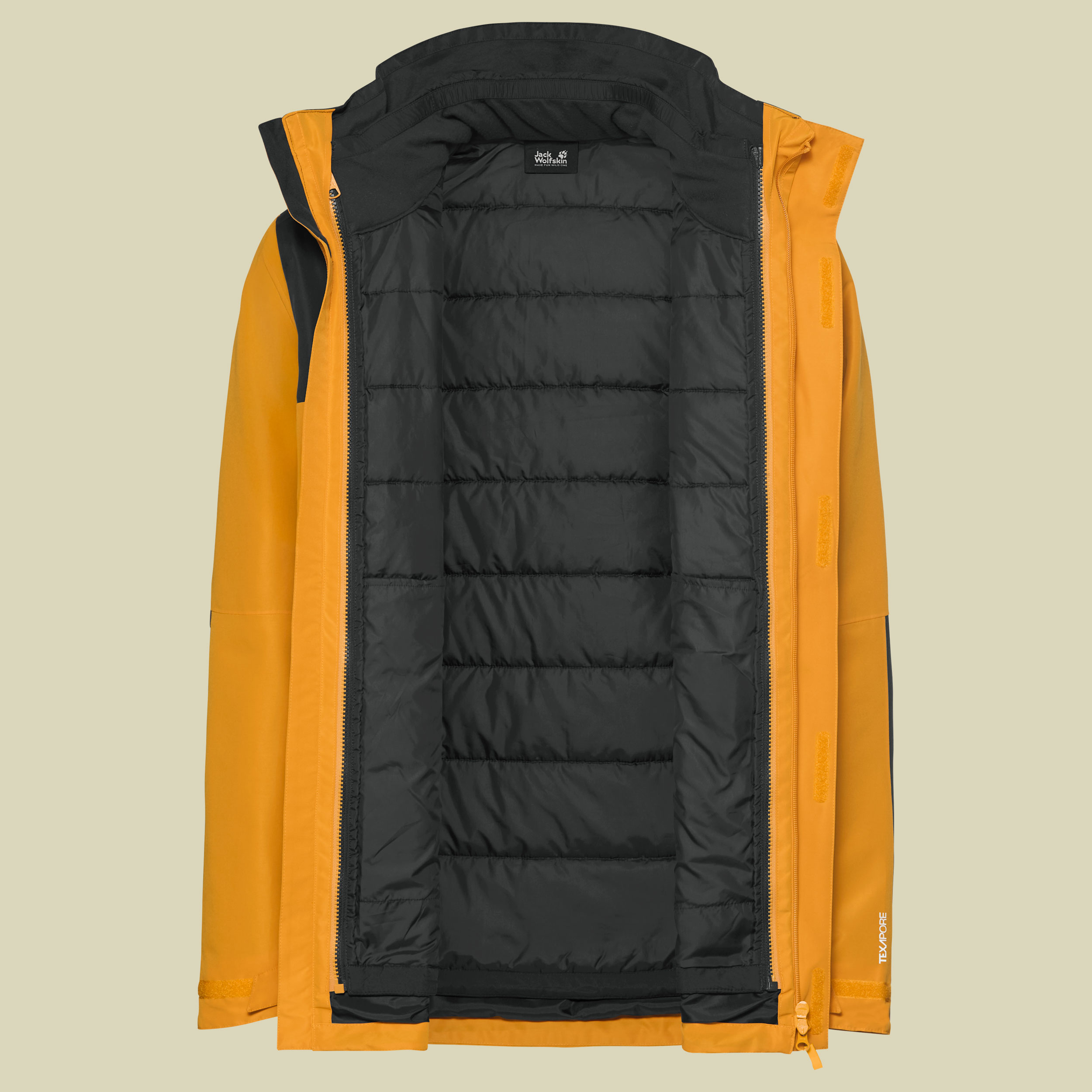 Jasper Pro 3in1 Jacket Men XXL gelb - burly yellow JW