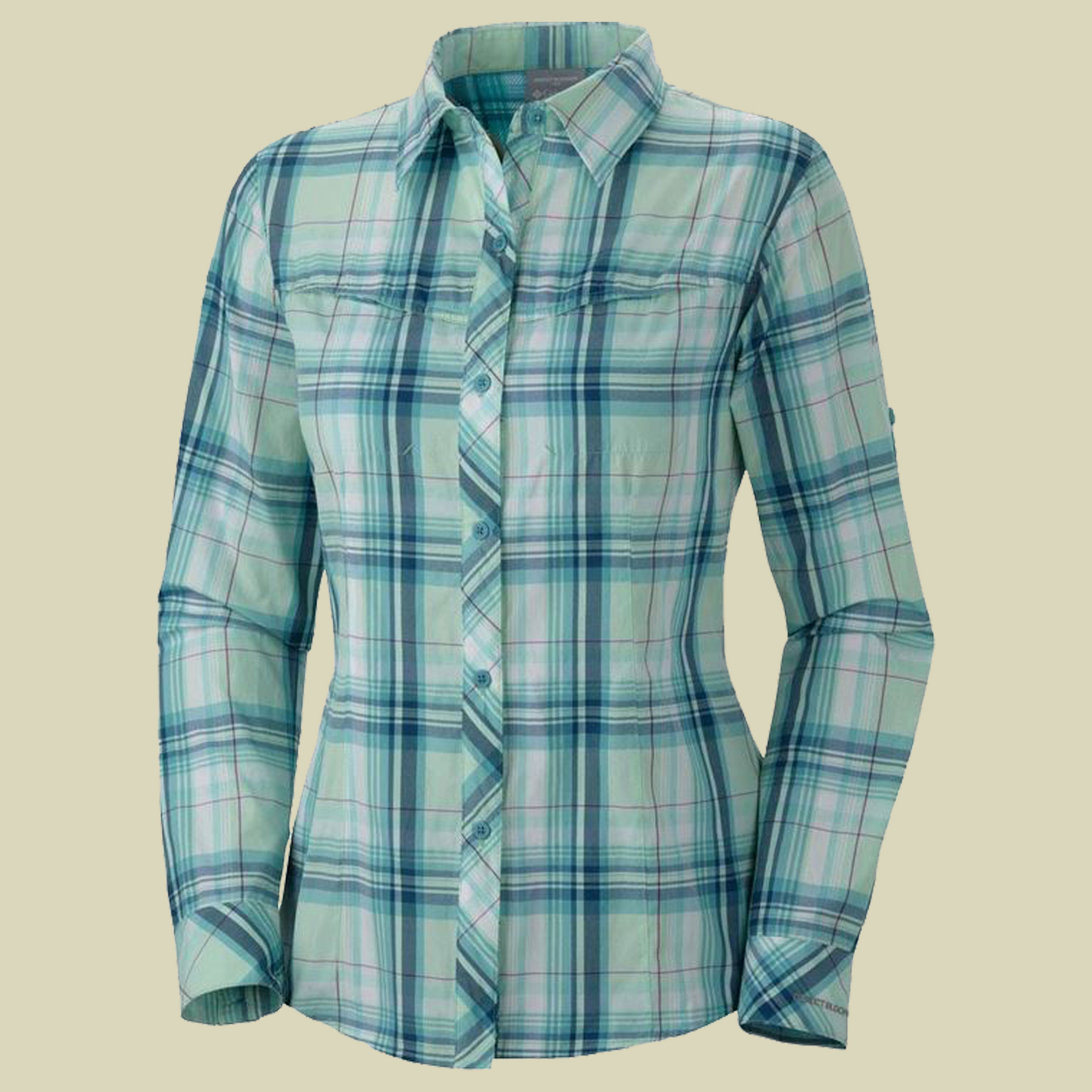 Insect Blocker Plaid L/S Shirt Women Größe S Farbe geyser