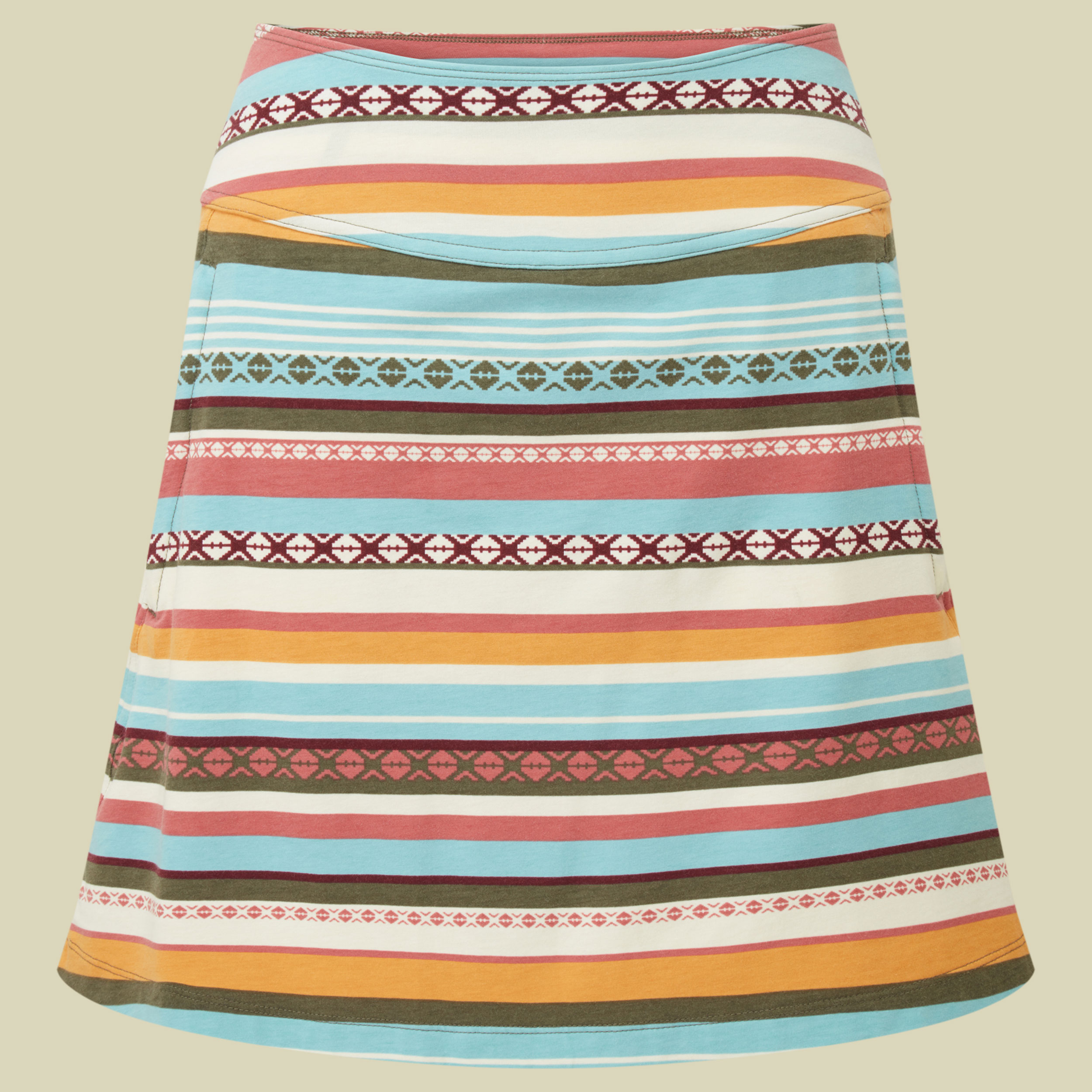 mehrfarbig gestreift