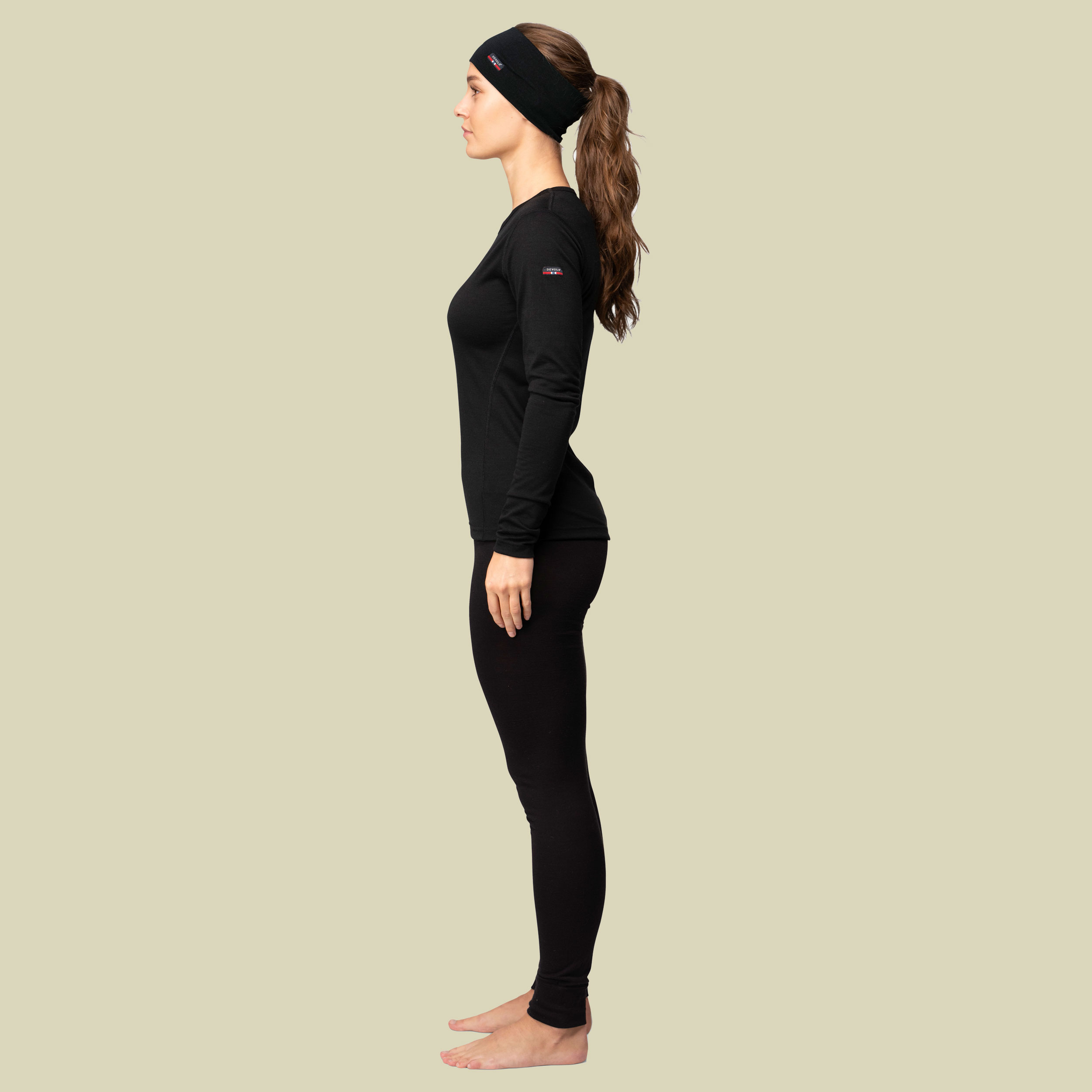 Breeze Merino 150 Headband one size schwarz - black