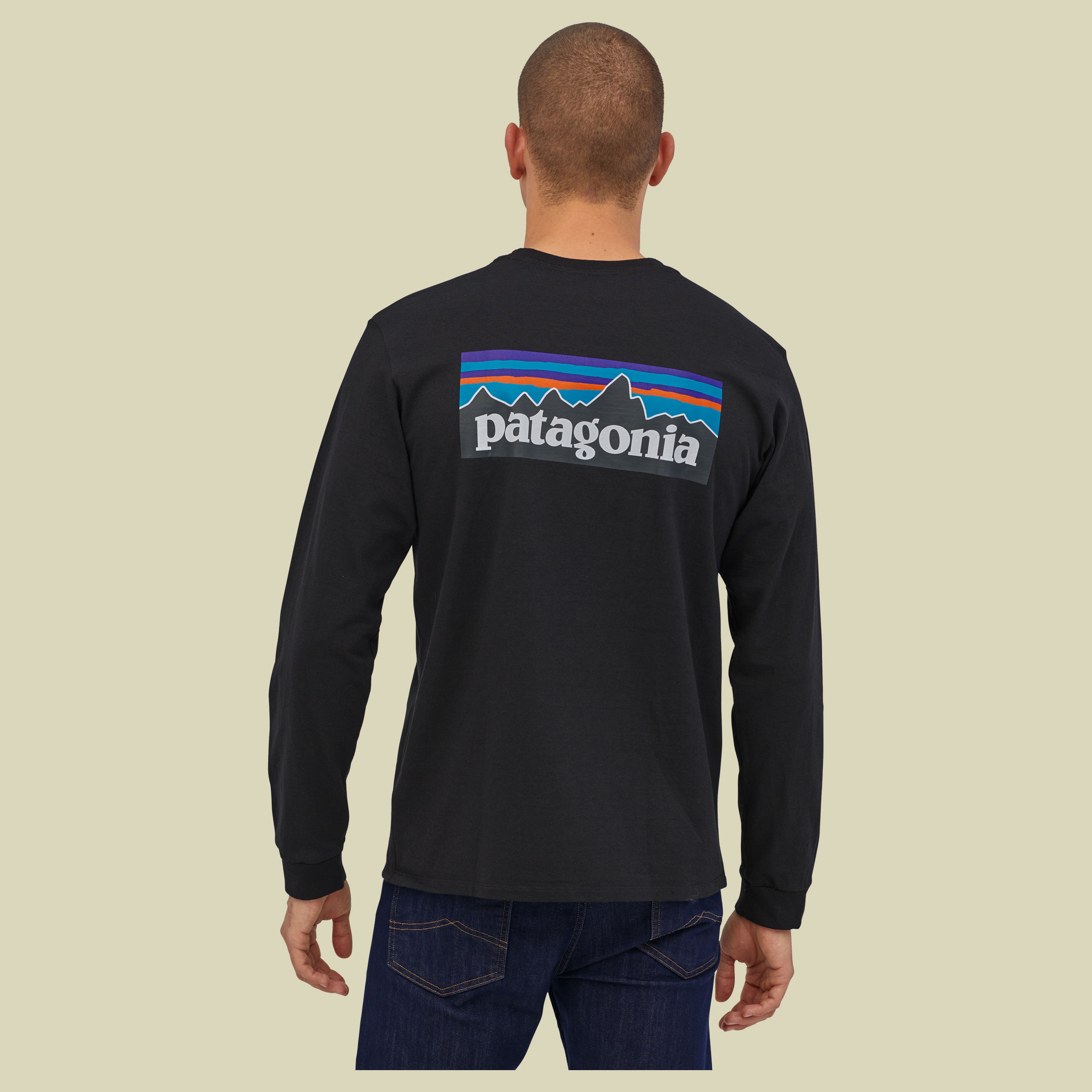 L/S P-6 Logo Responsibili-Tee Men schwarz XL - black